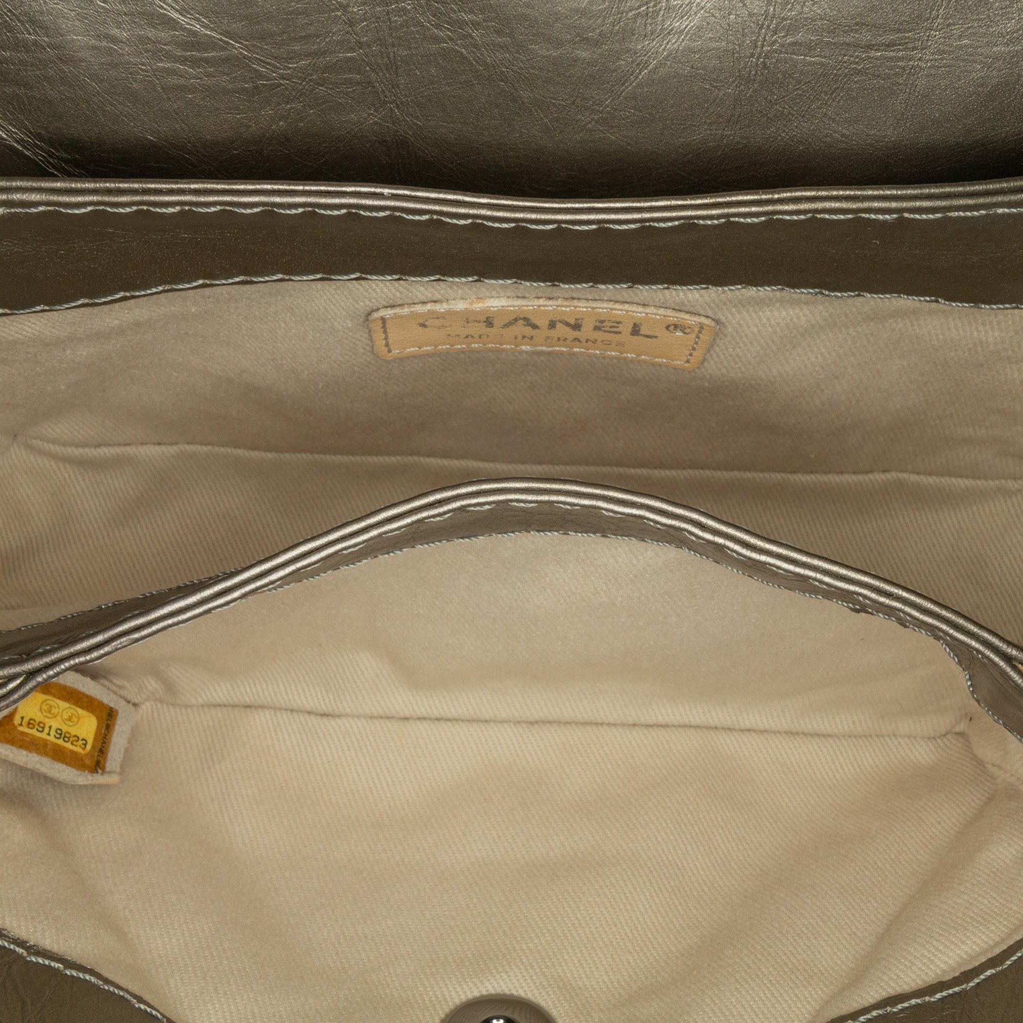 Chanel Chanel Mini Quilted Metallic Calfskin Lady Pearly Flap Brown Size ONE SIZE - 4 Thumbnail
