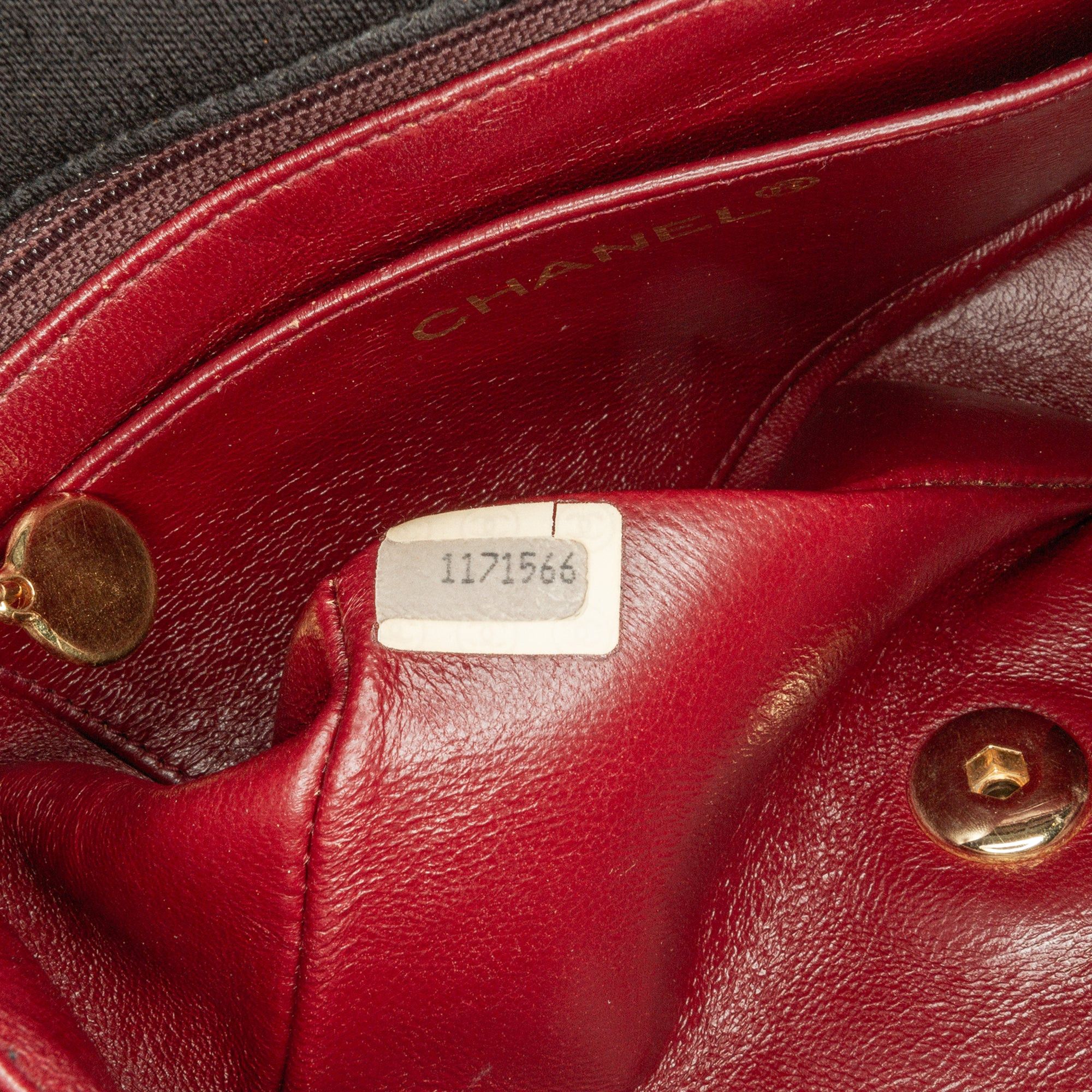 Chanel Chanel Mini Square Classic Jersey Flap Black Size ONE SIZE - 8 Thumbnail
