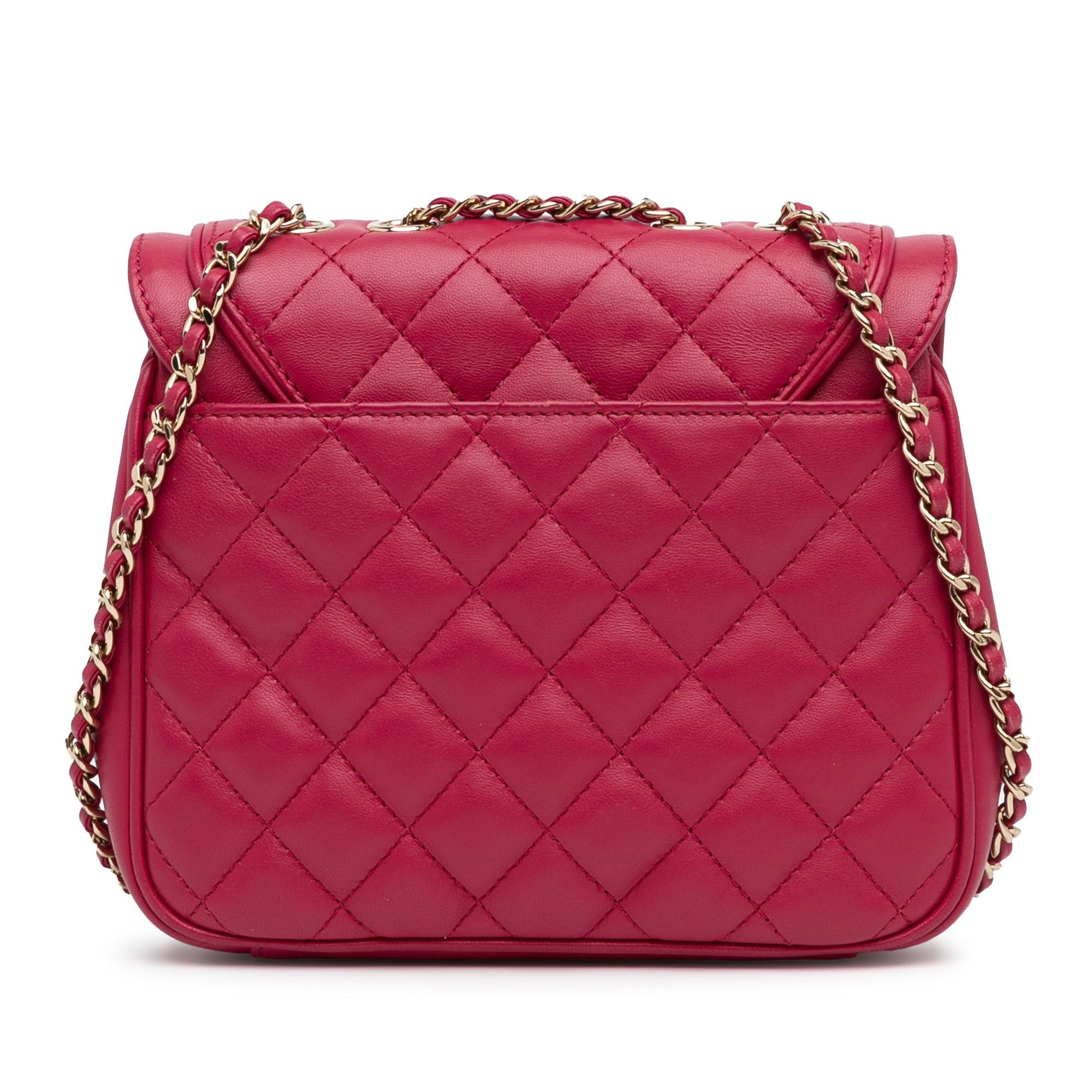 Chanel Chanel Small Lambskin Lovely Day Flap Pink Size ONE SIZE - 4 Thumbnail