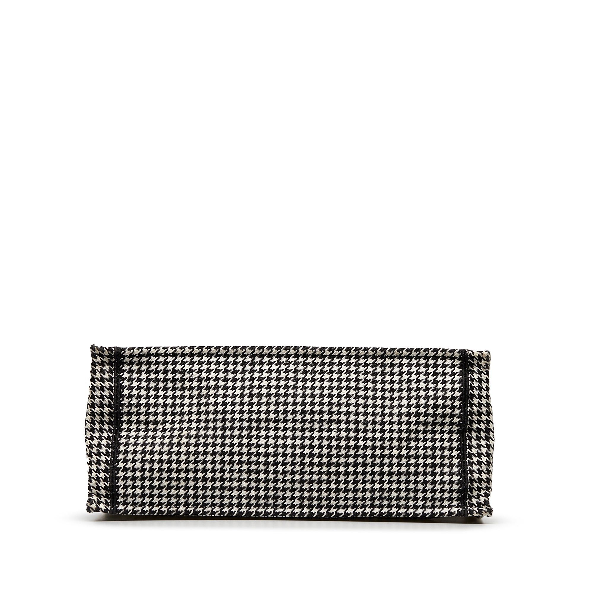 Dior Dior Large Houndstooth Book Tote Black Size ONE SIZE - 4 Thumbnail