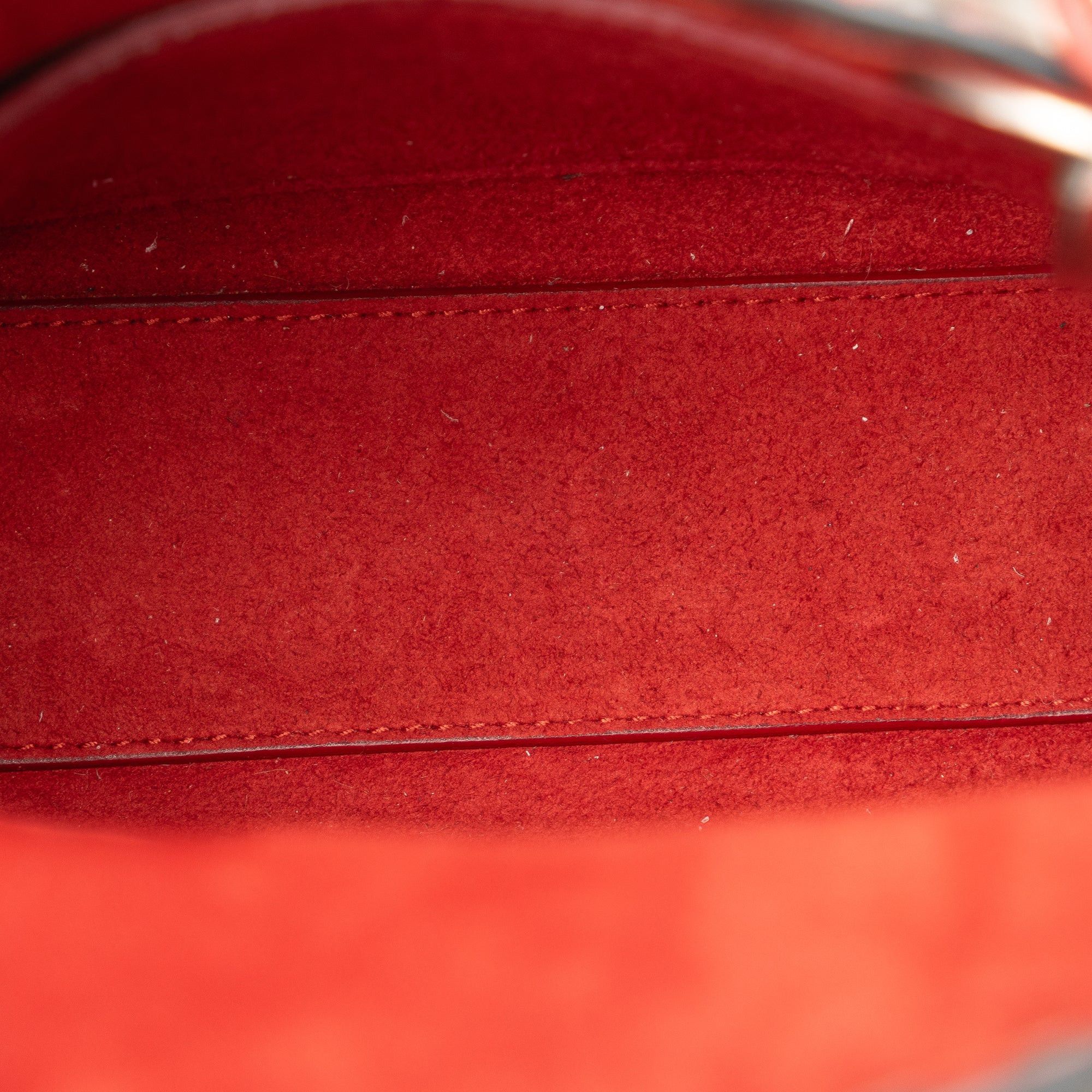 Dior Dior Mini Embossed Calfskin Cannage Studded Lady Dior Red Size ONE SIZE - 5 Thumbnail