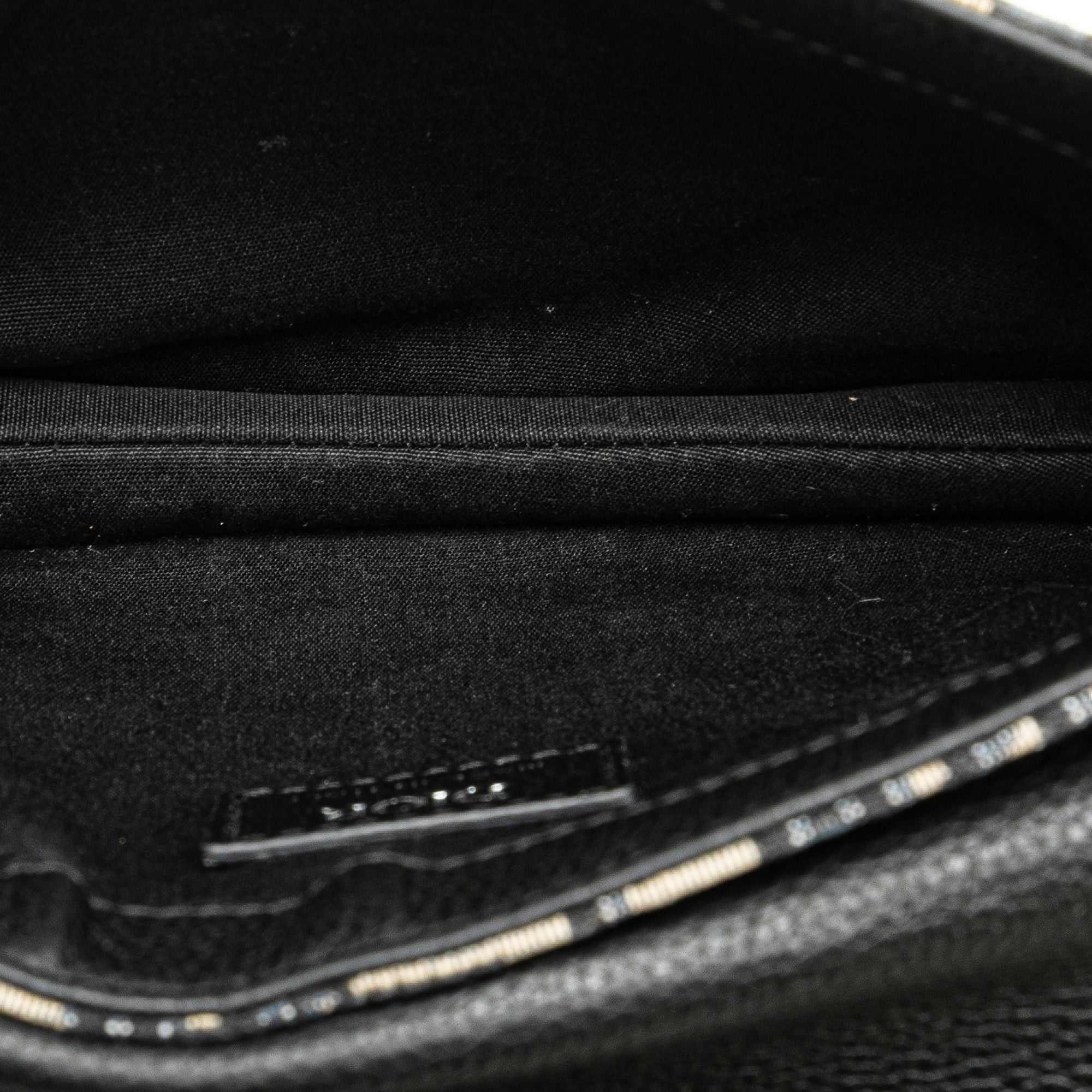 Dior Dior Oblique Saddle Messenger Pouch Black Size ONE SIZE - 4 Thumbnail