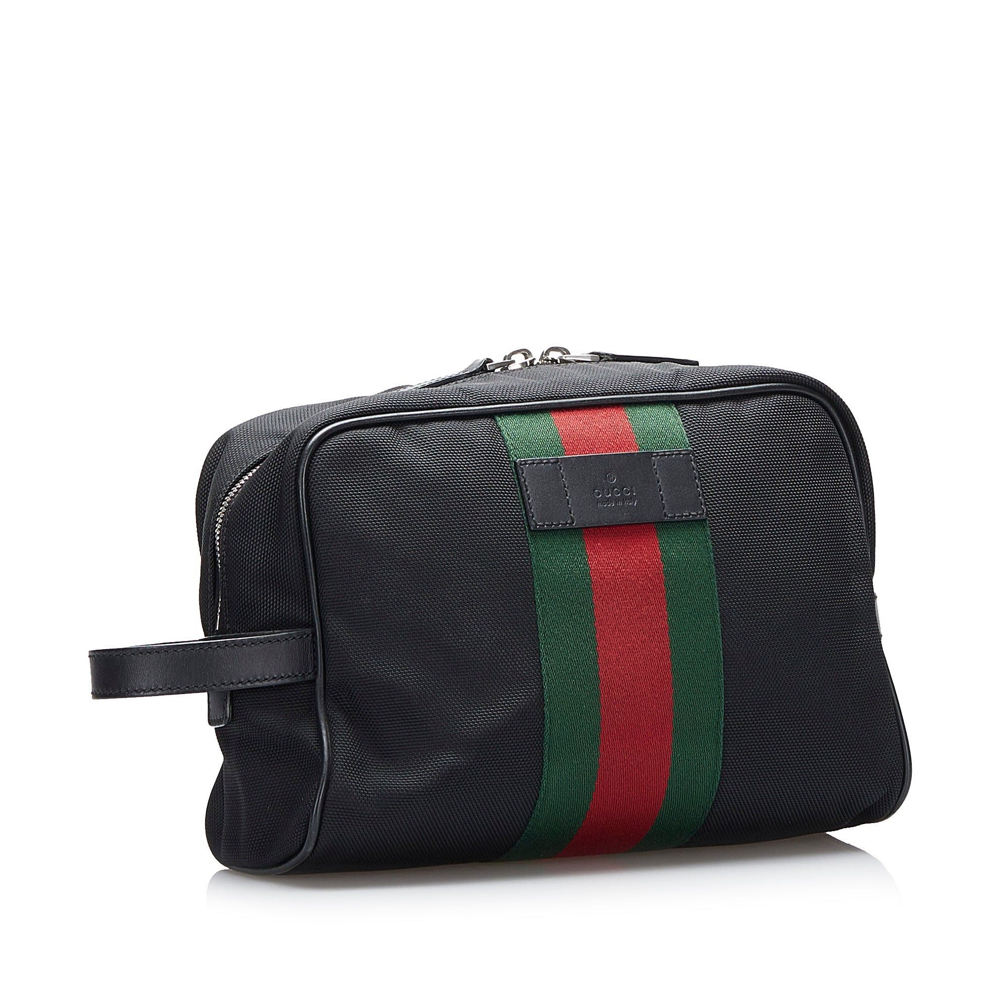 Gucci Gucci Nylon Techno Web Clutch Black Size ONE SIZE - 2 Thumbnail