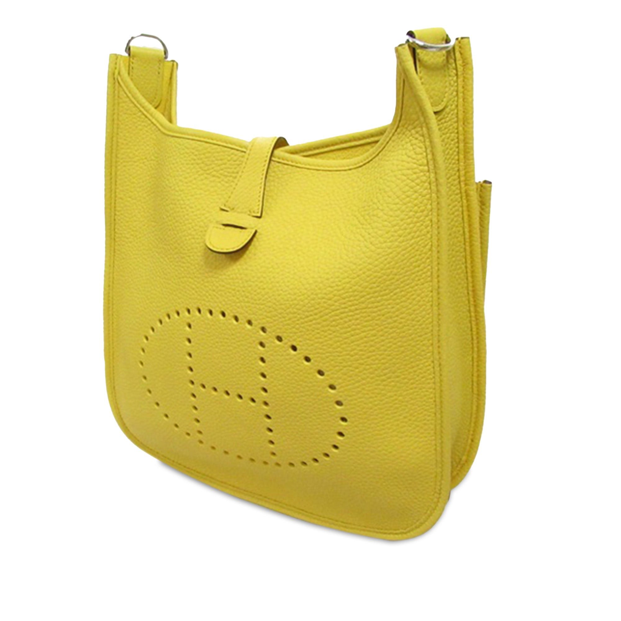 Hermes Hermès Clemence Evelyne III PM Yellow Size ONE SIZE - 2 Thumbnail