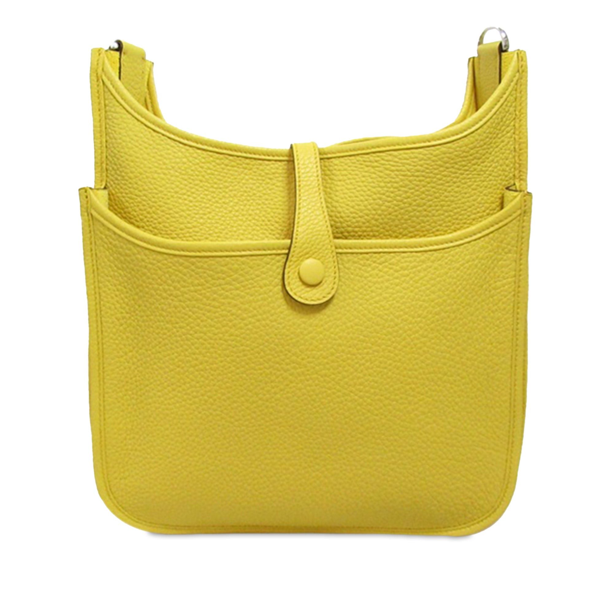 Hermes Hermès Clemence Evelyne III PM Yellow Size ONE SIZE - 3 Thumbnail