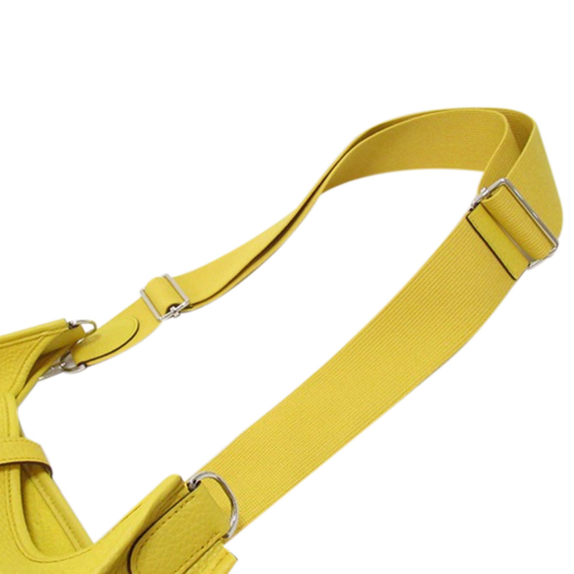 Hermes Hermès Clemence Evelyne III PM Yellow Size ONE SIZE - 10 Thumbnail