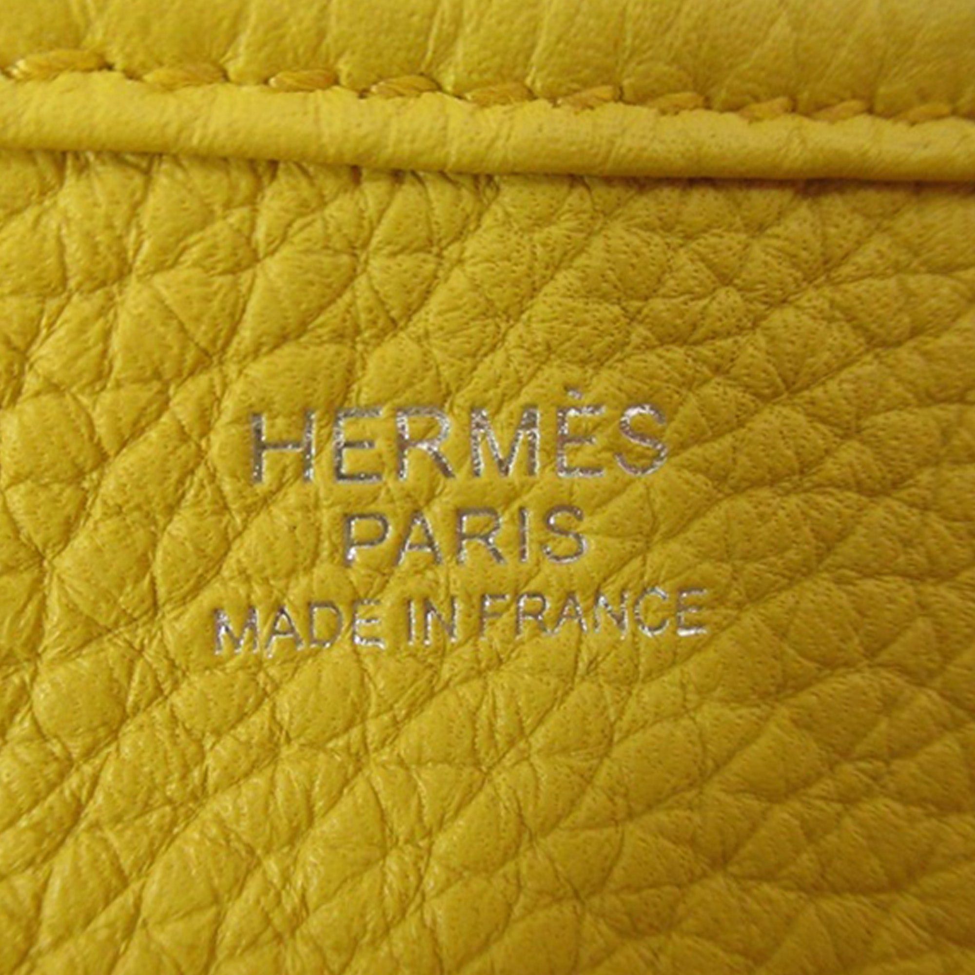 Hermes Hermès Clemence Evelyne III PM Yellow Size ONE SIZE - 6 Thumbnail