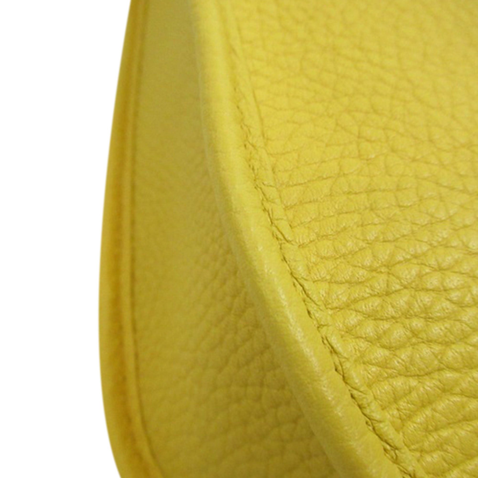 Hermes Hermès Clemence Evelyne III PM Yellow Size ONE SIZE - 8 Thumbnail