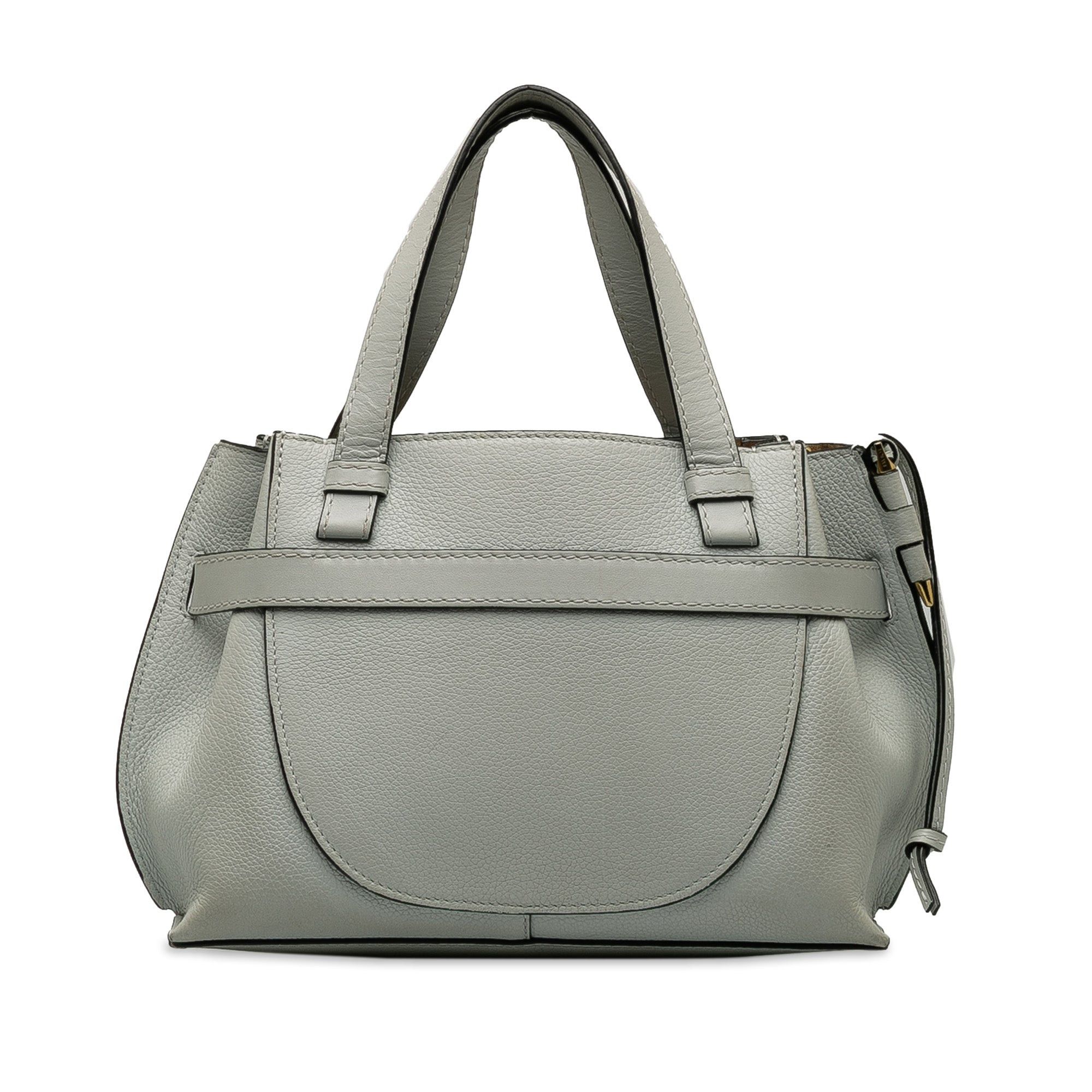 Loewe LOEWE Mini Gate Top Handle Satchel Gray Size ONE SIZE - 3 Thumbnail