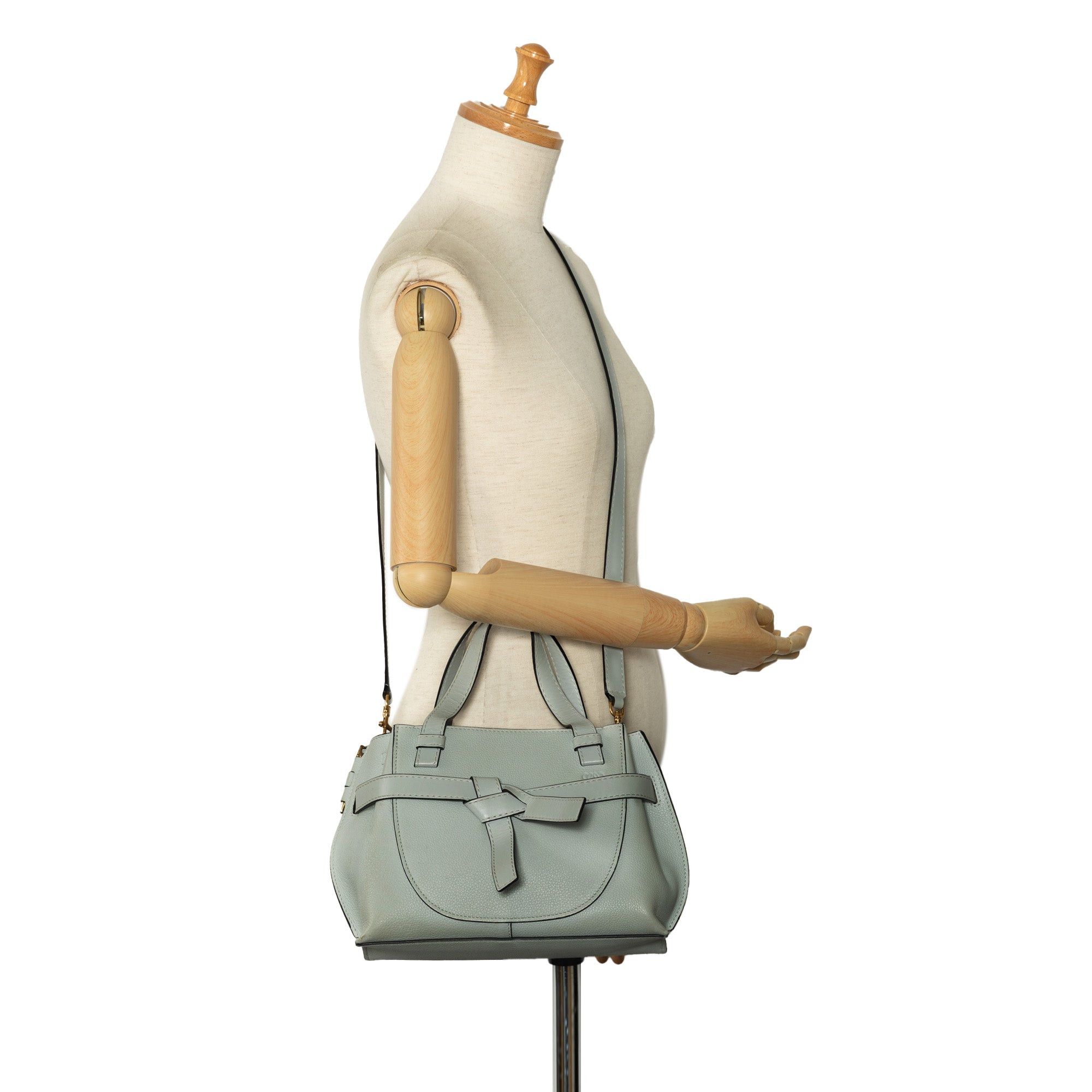 Loewe LOEWE Mini Gate Top Handle Satchel Gray Size ONE SIZE - 8 Thumbnail