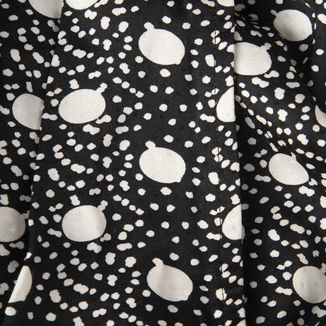 Sandro Black Polkadot Ruffle Trim Dress Size XS / US 0-2 / IT 36-38 - 4 Thumbnail