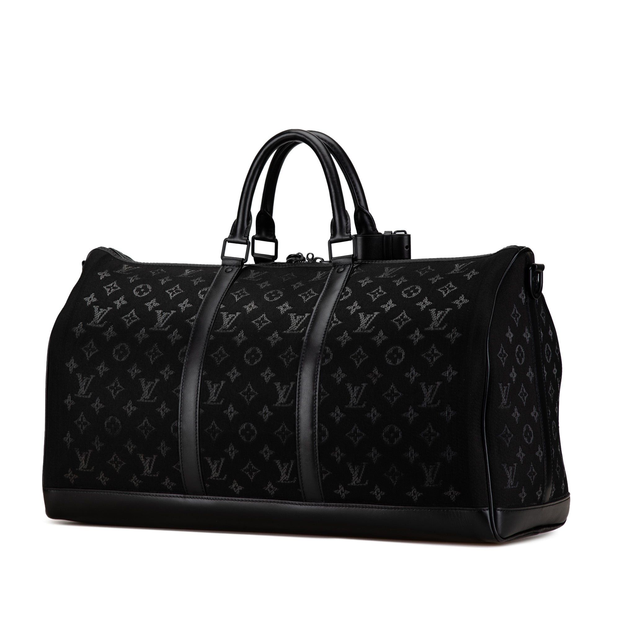 Louis Vuitton Louis Vuitton Monogram Light Up Keepall Bandouliere 50 Black Size ONE SIZE - 2 Thumbnail