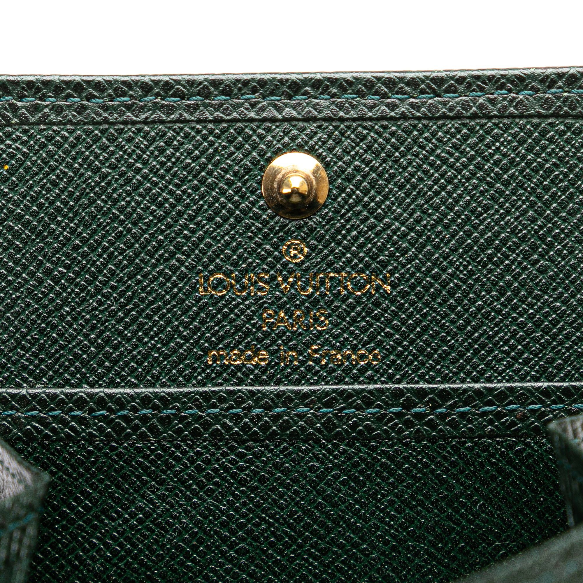 Louis Vuitton Louis Vuitton Taiga Coin Purse Box Green Size ONE SIZE - 5 Thumbnail