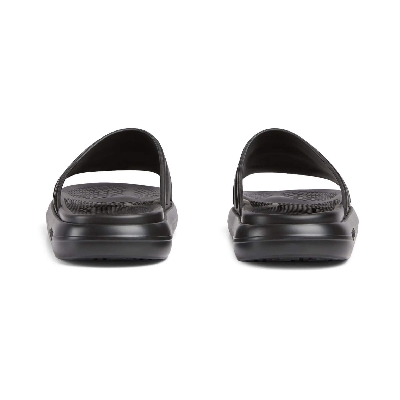 Gucci Interlocking G Rubber Footbed Sandals Slides in black Size US 11 / EU 44 - 2 Thumbnail