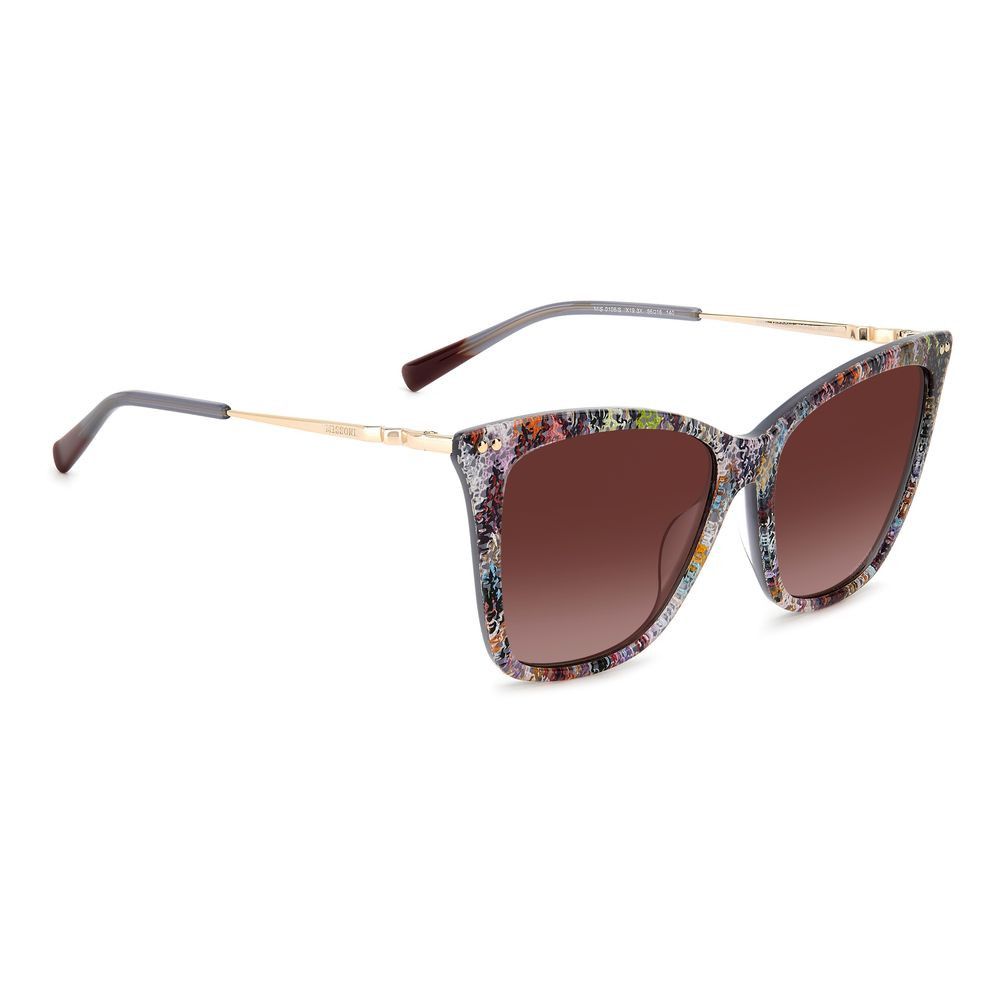 Missoni Multicolor Acetate Women's Sunglasses Size ONE SIZE - 3 Thumbnail