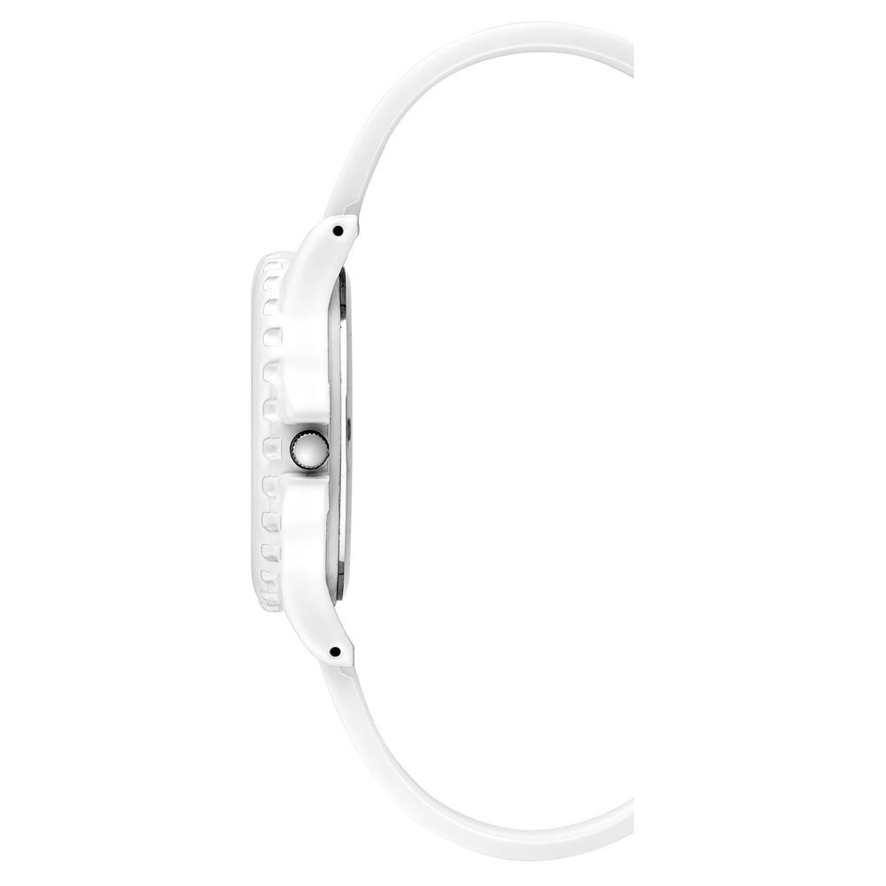 Juicy Couture White Silicone Women's Watch Size ONE SIZE - 3 Thumbnail