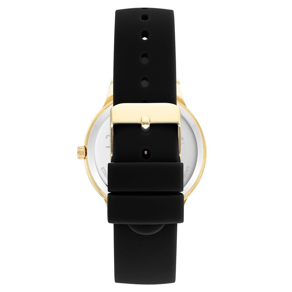 Juicy Couture Black Silicone Women's Watch Size ONE SIZE - 3 Thumbnail
