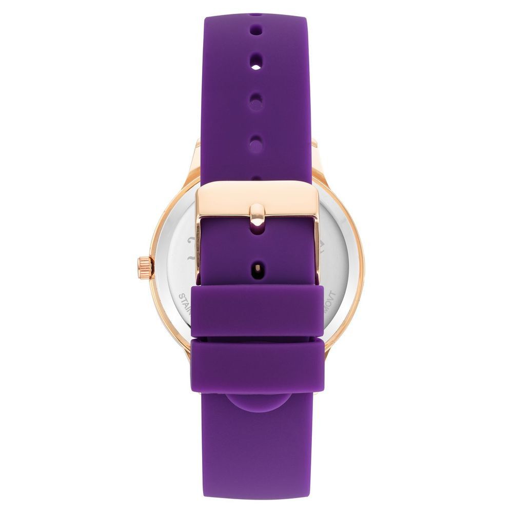 Juicy Couture Purple Silicone Women's Watch Size ONE SIZE - 3 Thumbnail