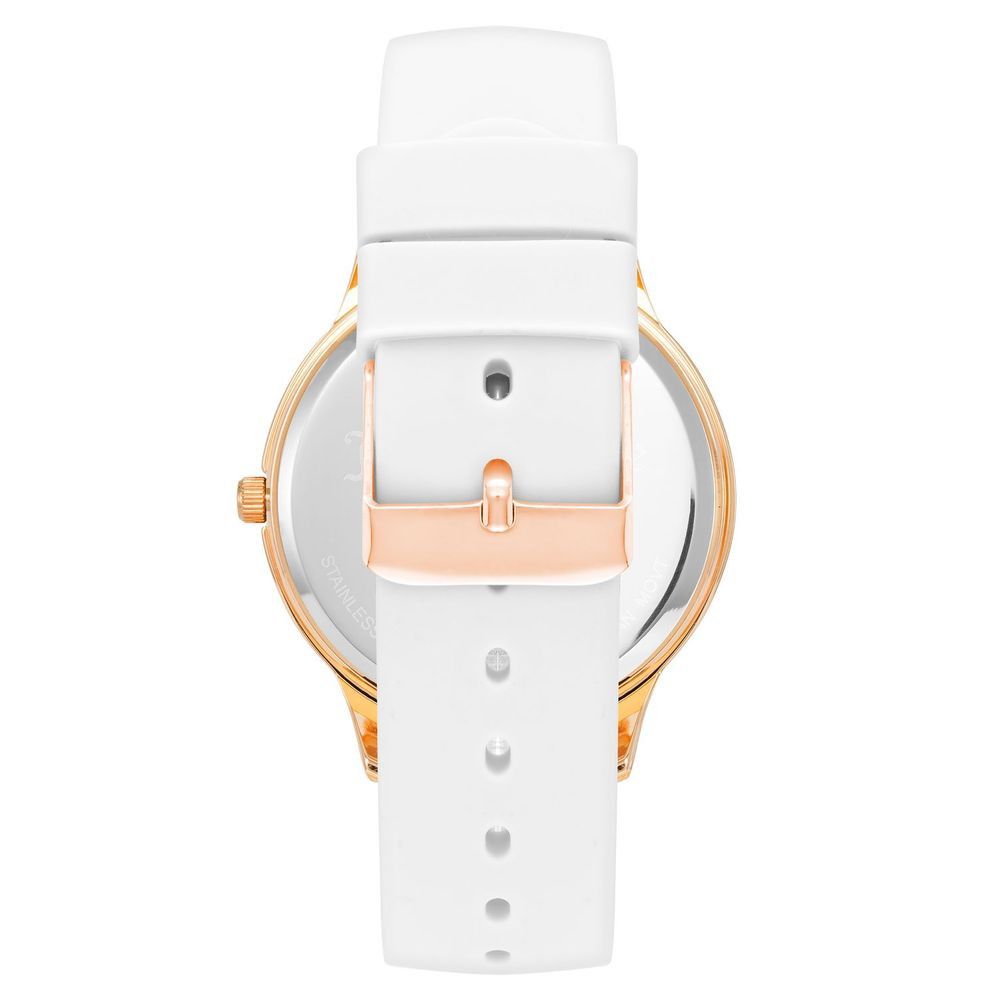 Juicy Couture White Silicone Women's Watch Size ONE SIZE - 3 Thumbnail