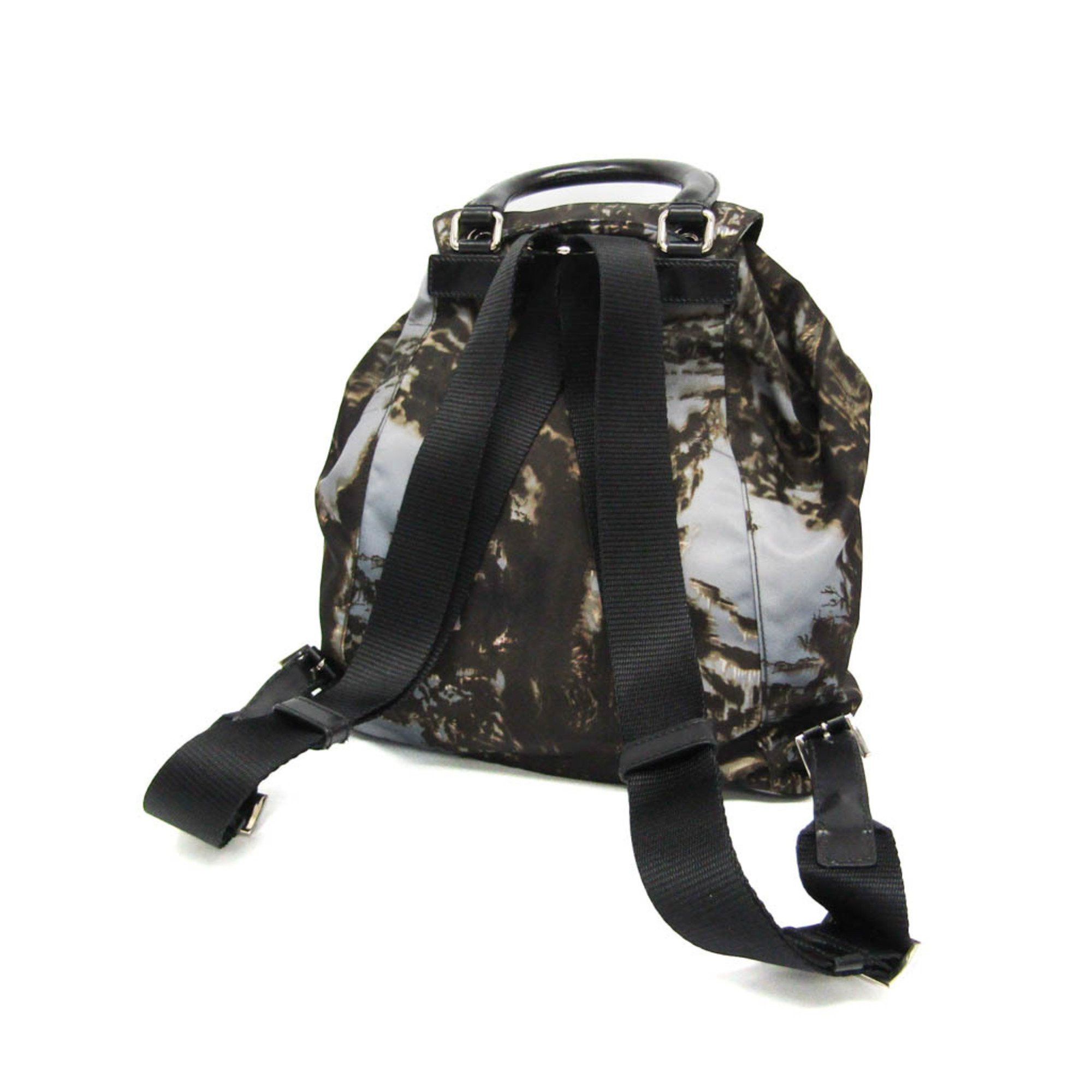 Prada Multicolour Canvas Backpack Bag (Pre-Owned) Size ONE SIZE - 2 Thumbnail