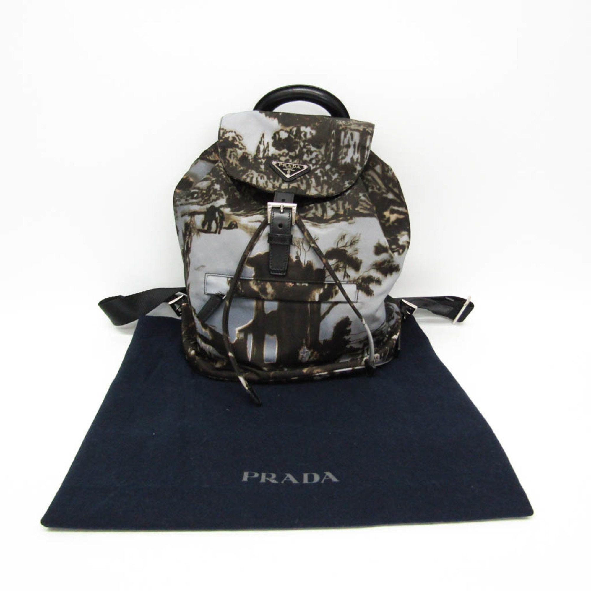 Prada Multicolour Canvas Backpack Bag (Pre-Owned) Size ONE SIZE - 19 Thumbnail