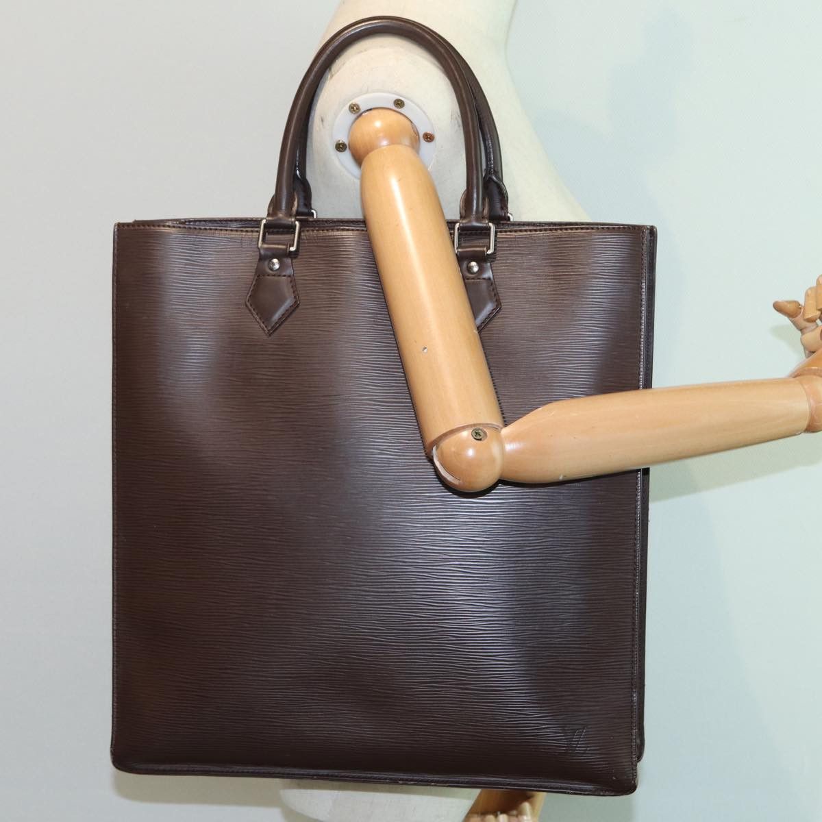 Louis Vuitton Sac Plat Brown Leather Tote Bag (Pre-Owned) Size ONE SIZE - 15 Thumbnail
