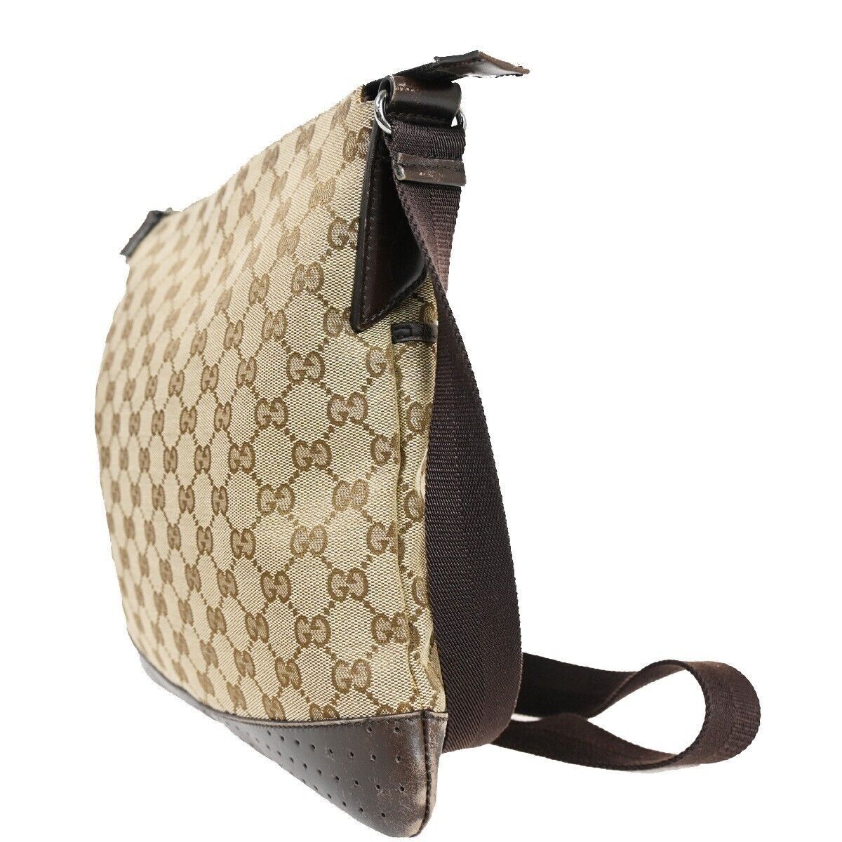 Gucci Gg Canvas Beige Canvas Shoulder Bag (Pre-Owned) Size ONE SIZE - 14 Thumbnail