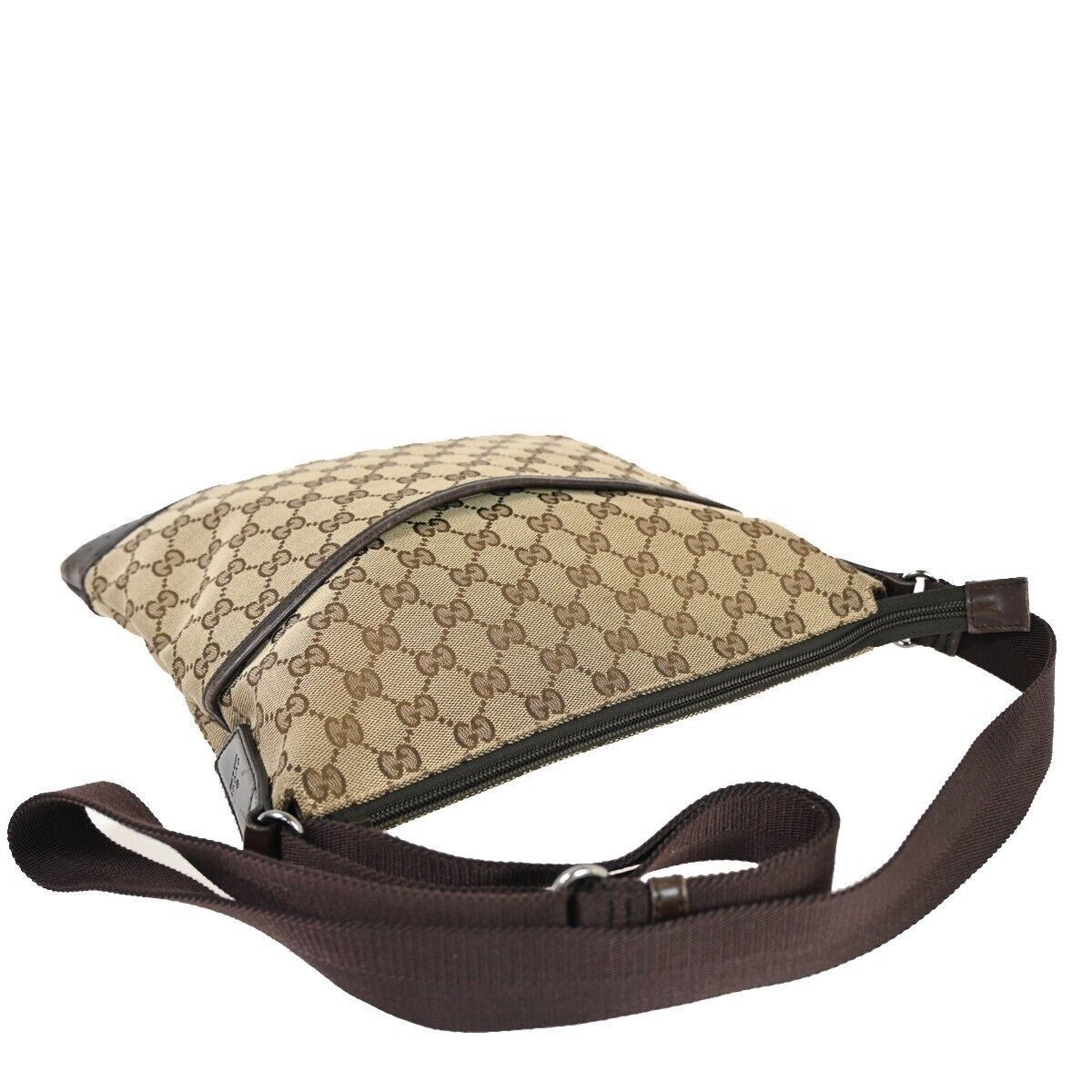 Gucci Gg Canvas Beige Canvas Shoulder Bag (Pre-Owned) Size ONE SIZE - 4 Thumbnail