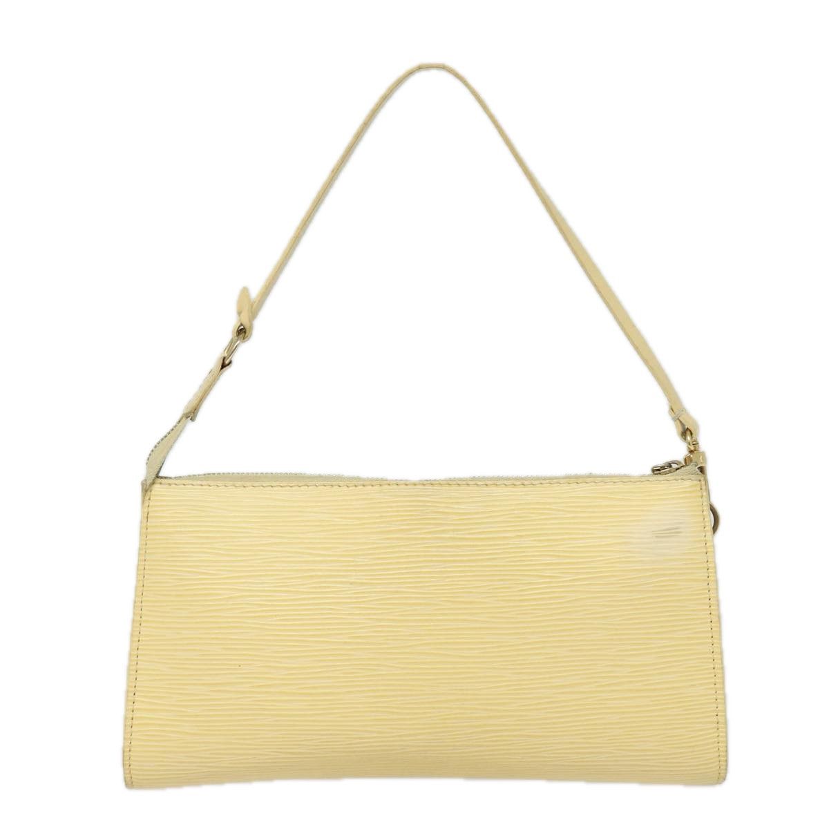 Louis Vuitton Pochette Accessoire Ecru Leather Clutch Bag (Pre-Owned) Size ONE SIZE - 2 Thumbnail