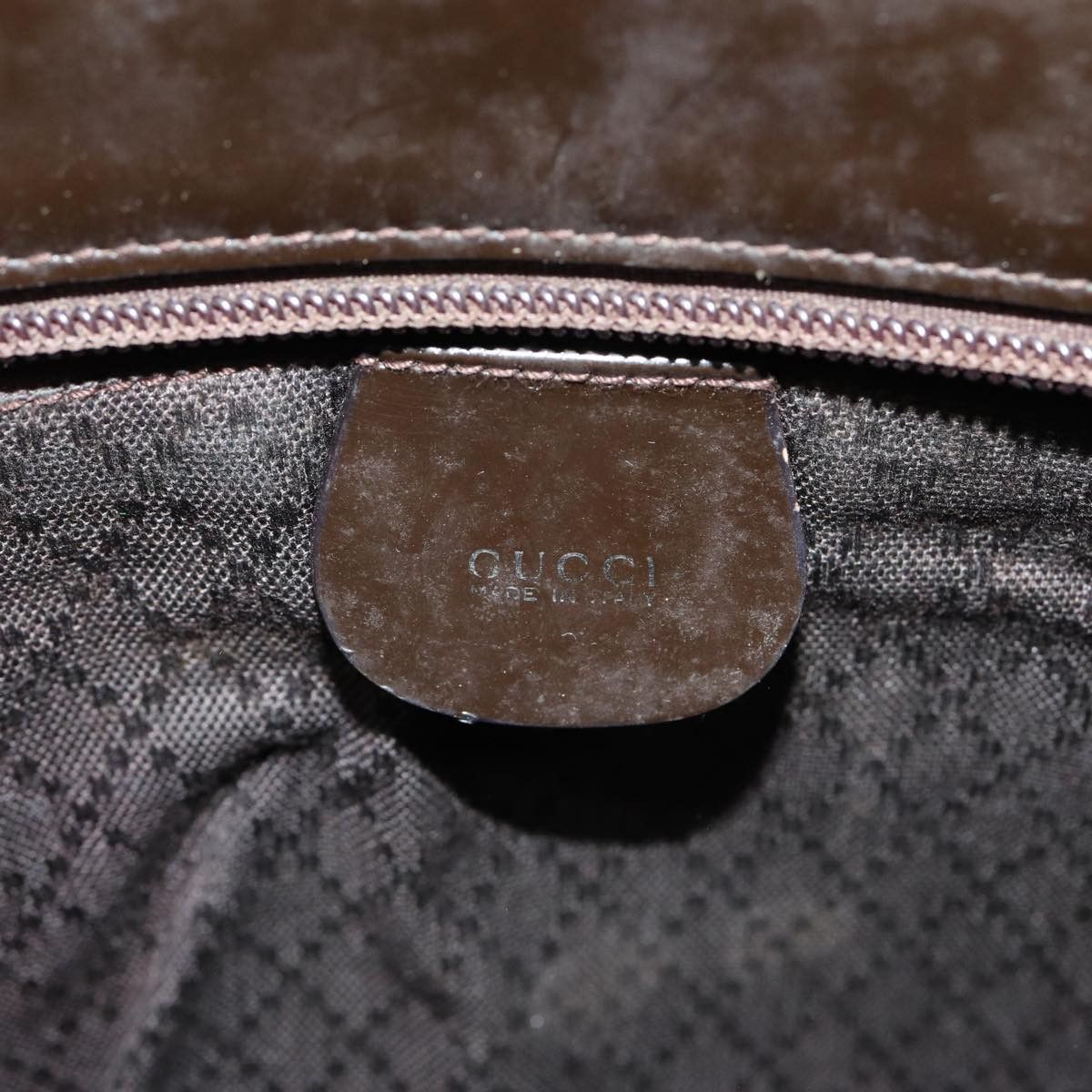 Gucci Bamboo Brown Synthetic Handbag (Pre-Owned) Size ONE SIZE - 14 Thumbnail