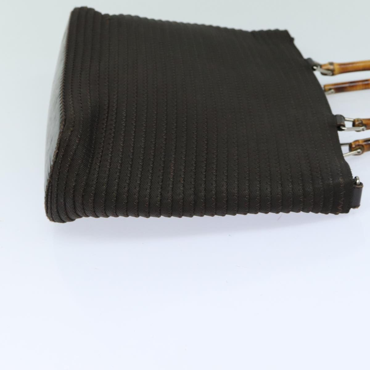 Gucci Bamboo Brown Synthetic Handbag (Pre-Owned) Size ONE SIZE - 3 Thumbnail