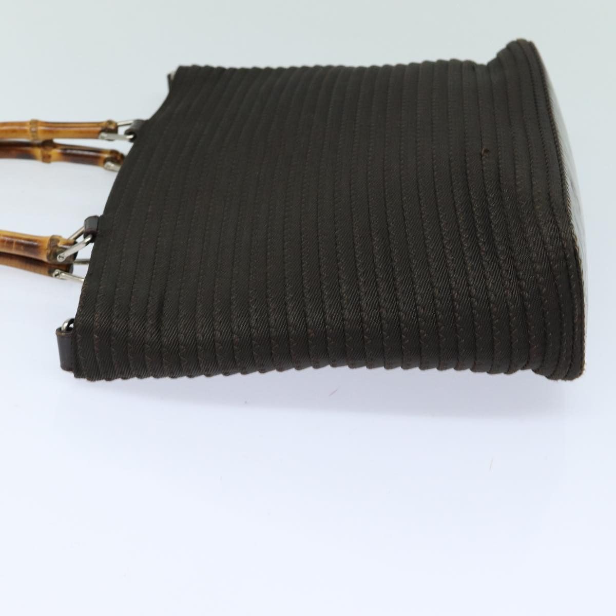 Gucci Bamboo Brown Synthetic Handbag (Pre-Owned) Size ONE SIZE - 4 Thumbnail