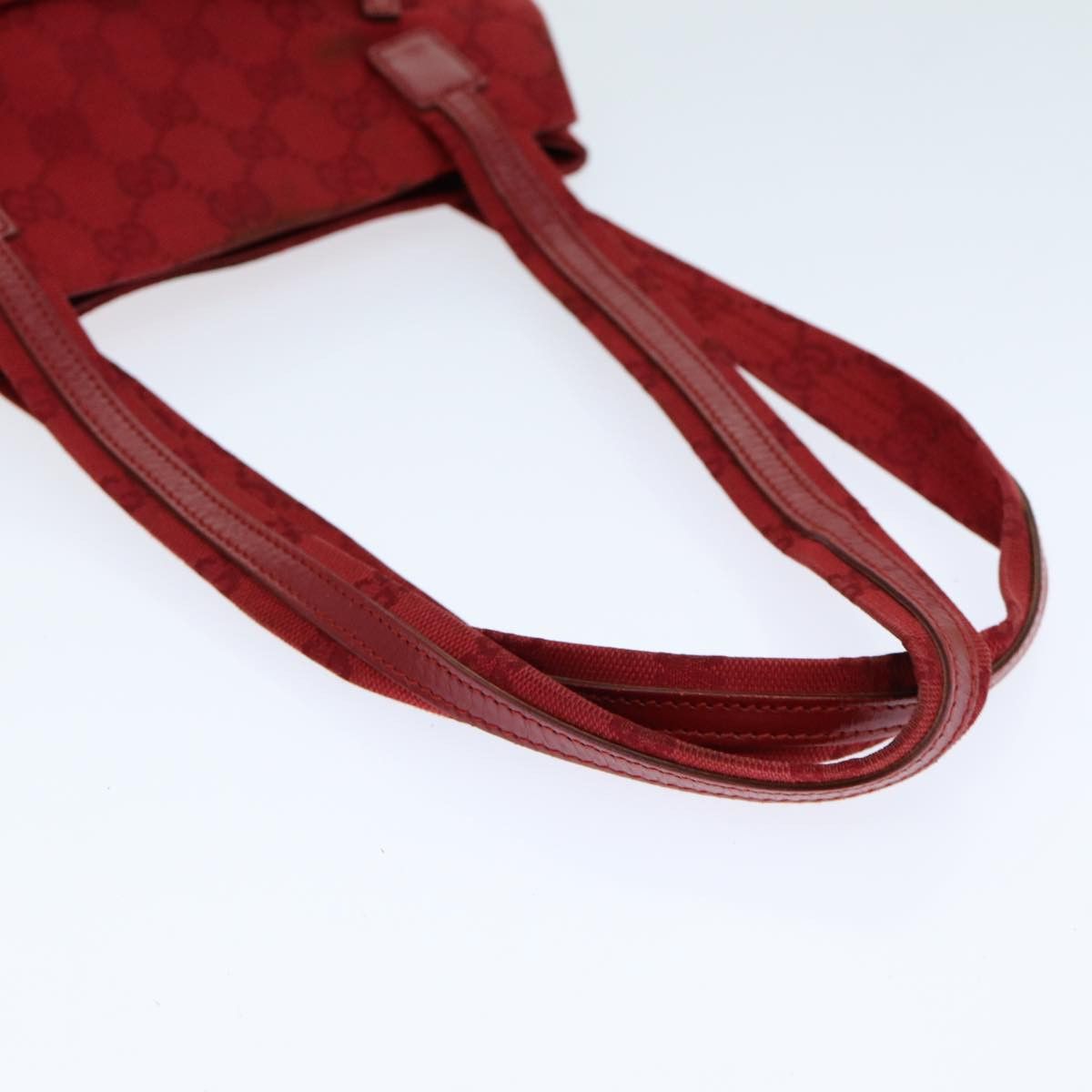 Gucci Red Canvas Shoulder Bag (Pre-Owned) Size ONE SIZE - 5 Thumbnail