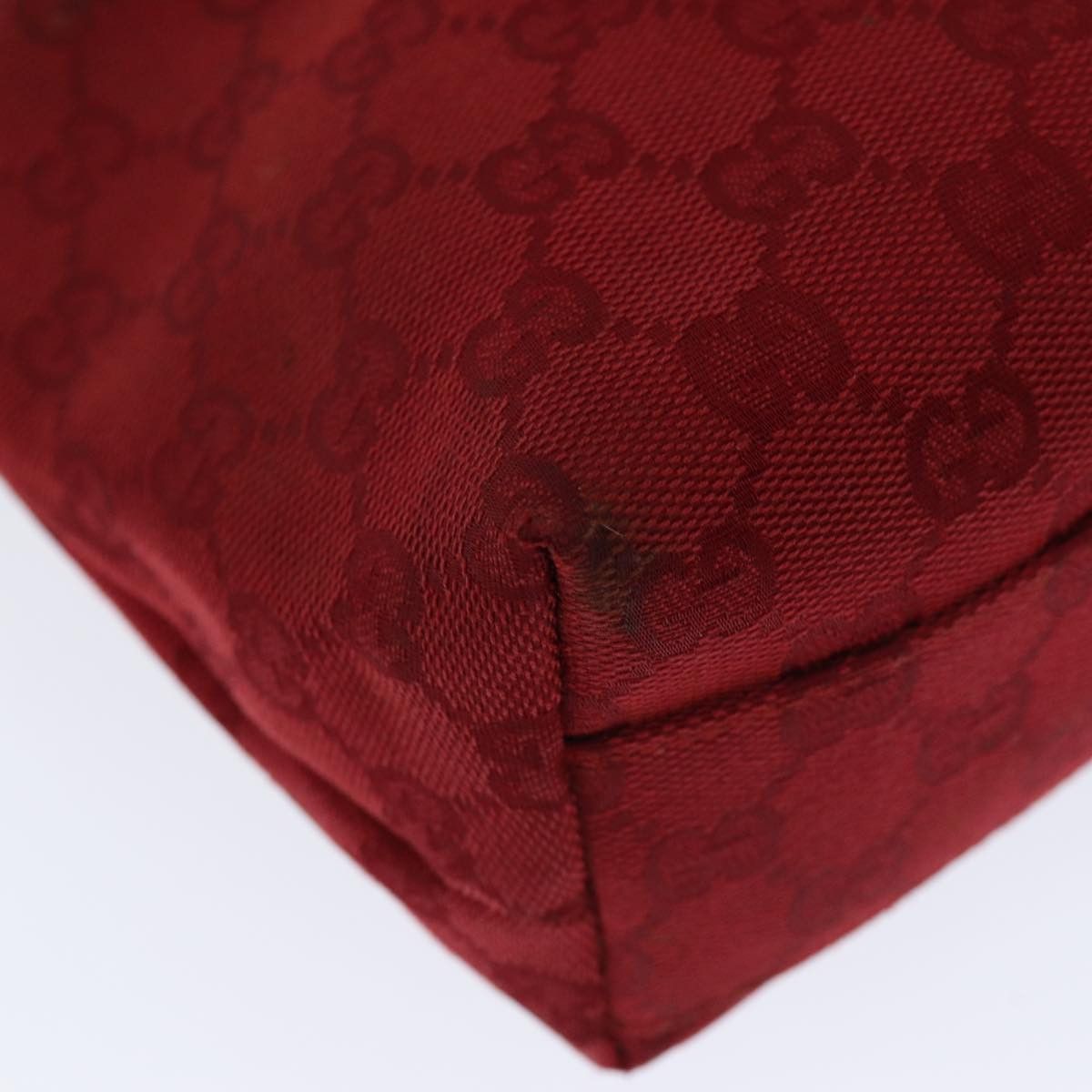 Gucci Red Canvas Shoulder Bag (Pre-Owned) Size ONE SIZE - 7 Thumbnail