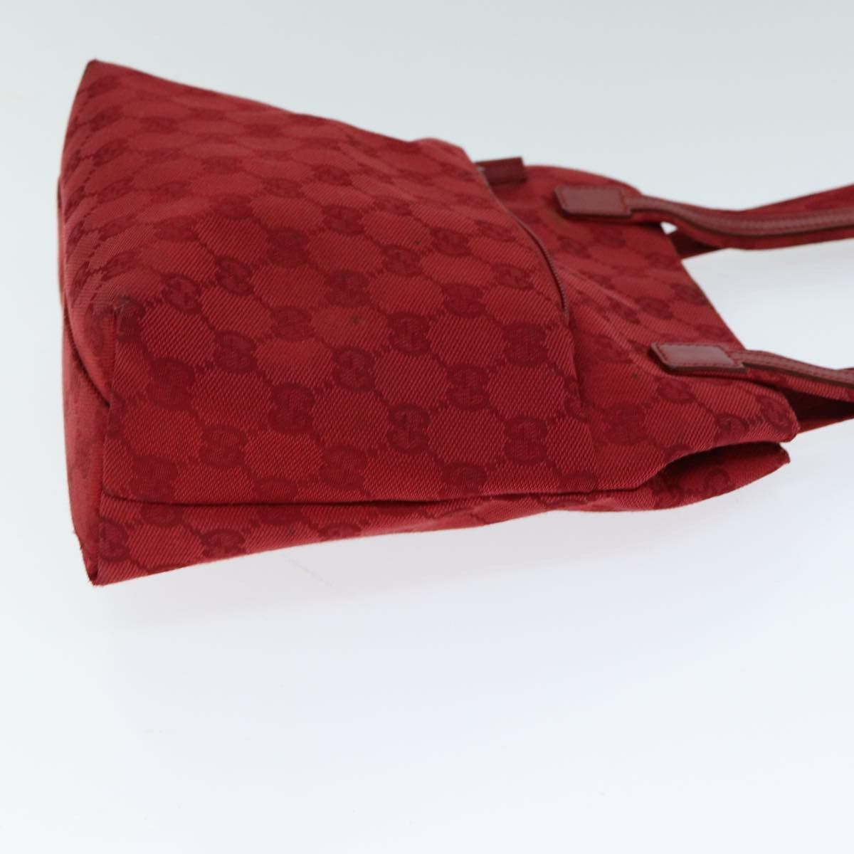 Gucci Red Canvas Shoulder Bag (Pre-Owned) Size ONE SIZE - 3 Thumbnail