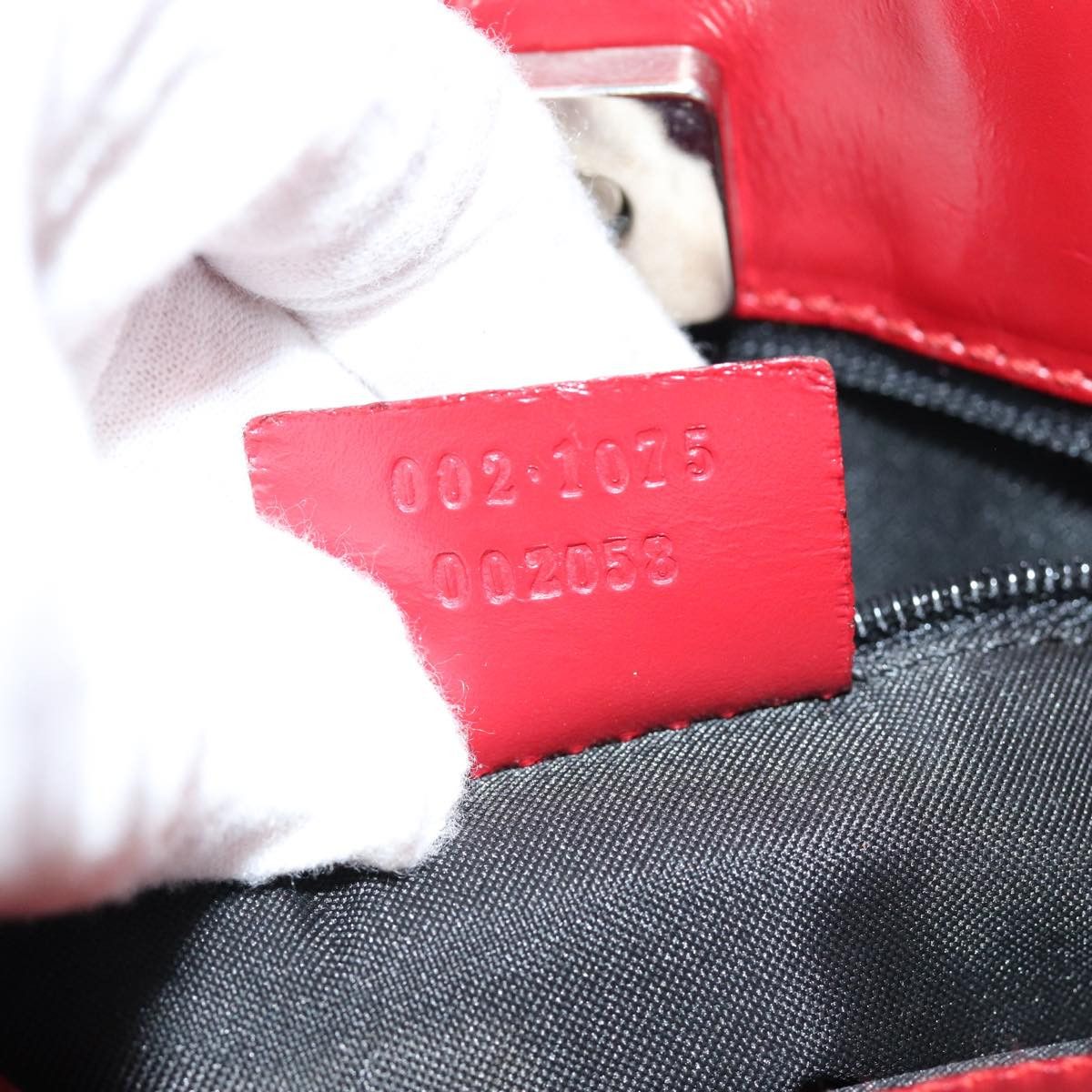 Gucci Red Canvas Shoulder Bag (Pre-Owned) Size ONE SIZE - 12 Thumbnail