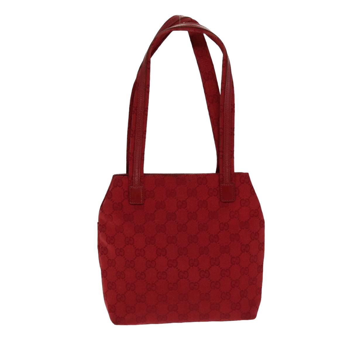 Gucci Red Canvas Shoulder Bag (Pre-Owned) Size ONE SIZE - 2 Thumbnail