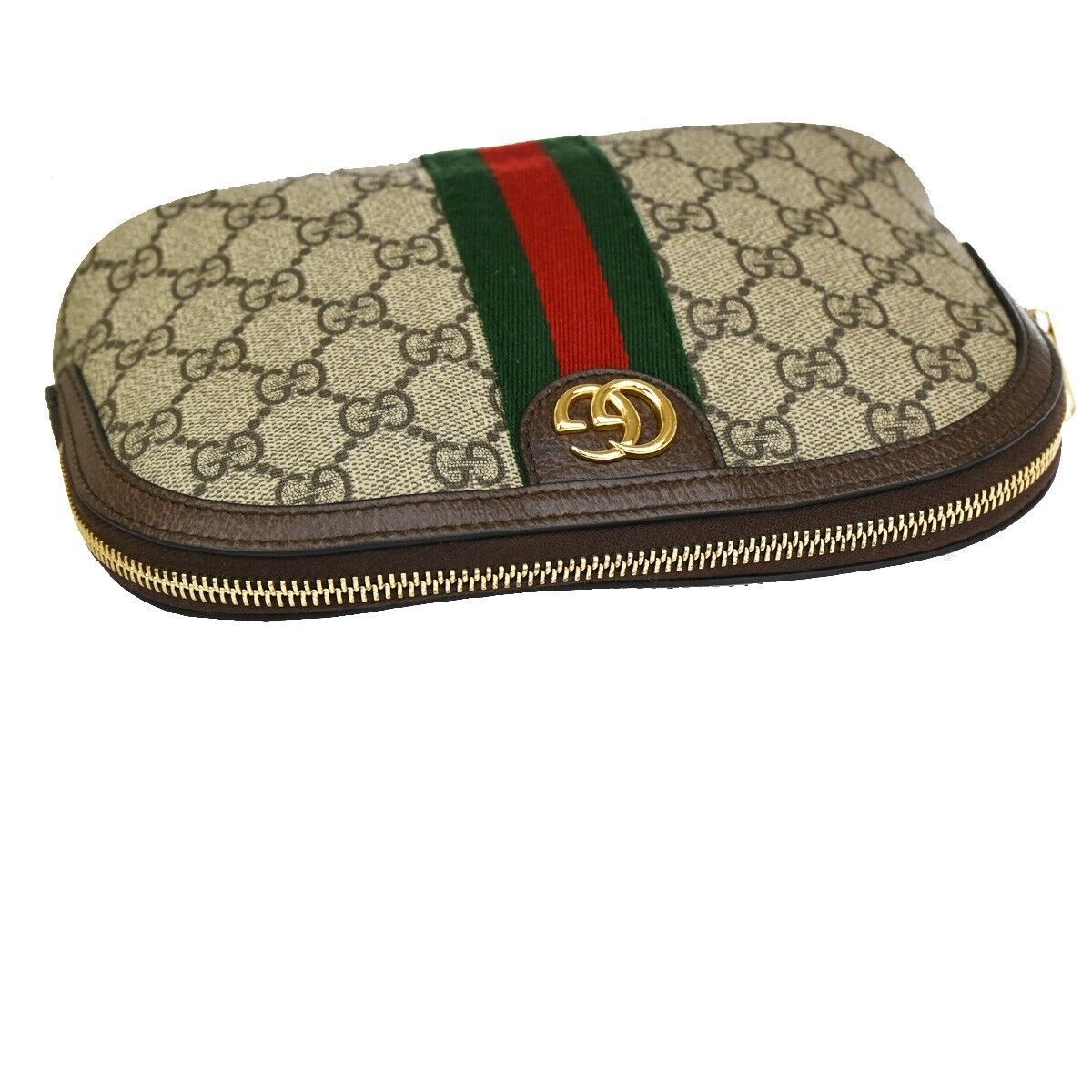 Gucci Ophidia Beige Canvas Clutch Bag (Pre-Owned) Size ONE SIZE - 5 Thumbnail