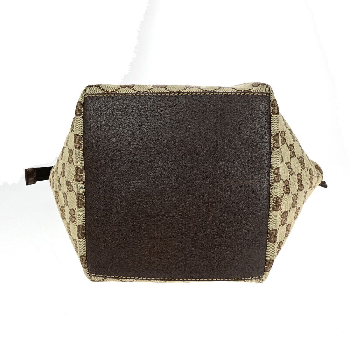 Gucci Sherry Beige Canvas Handbag (Pre-Owned) Size ONE SIZE - 11 Thumbnail