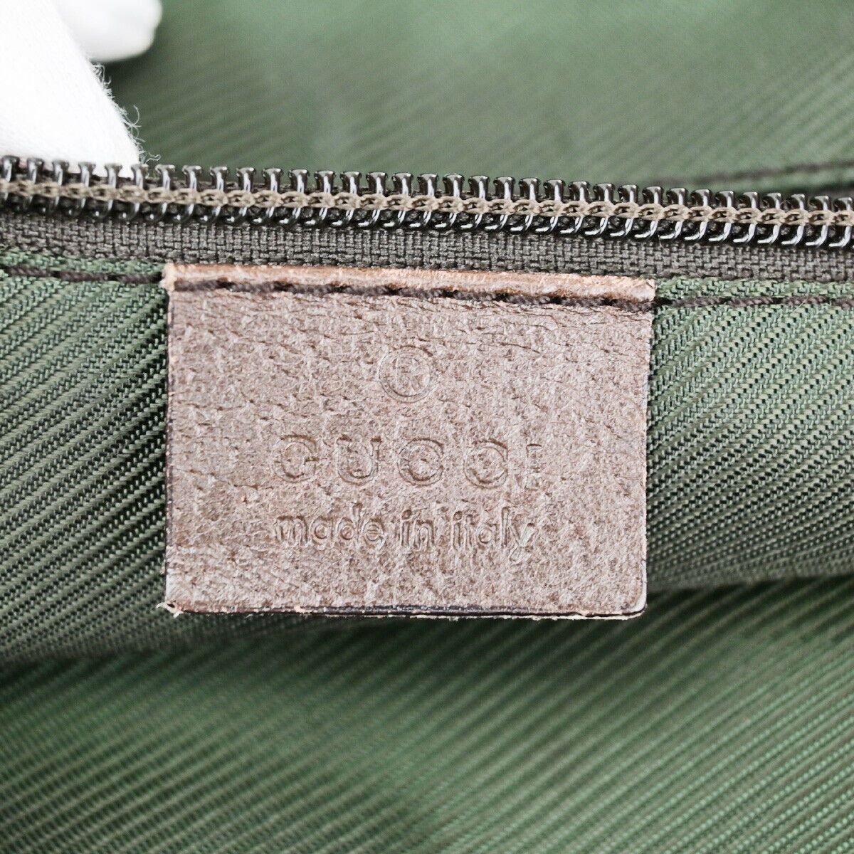 Gucci Sherry Beige Canvas Handbag (Pre-Owned) Size ONE SIZE - 10 Thumbnail