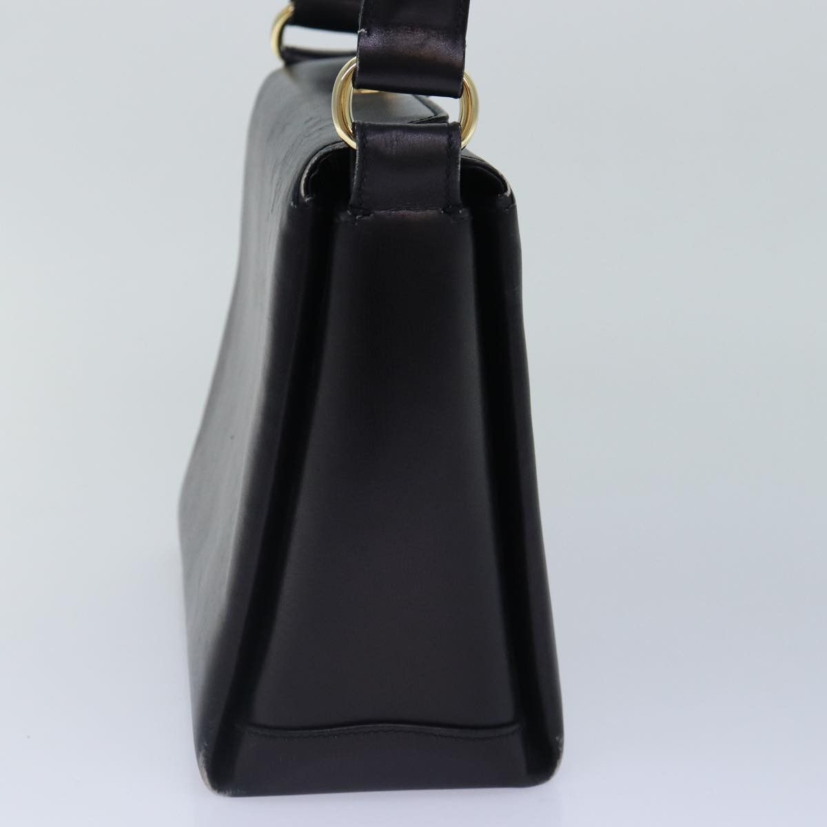 Gucci Vintage Black Leather Shoulder Bag (Pre-Owned) Size ONE SIZE - 3 Thumbnail