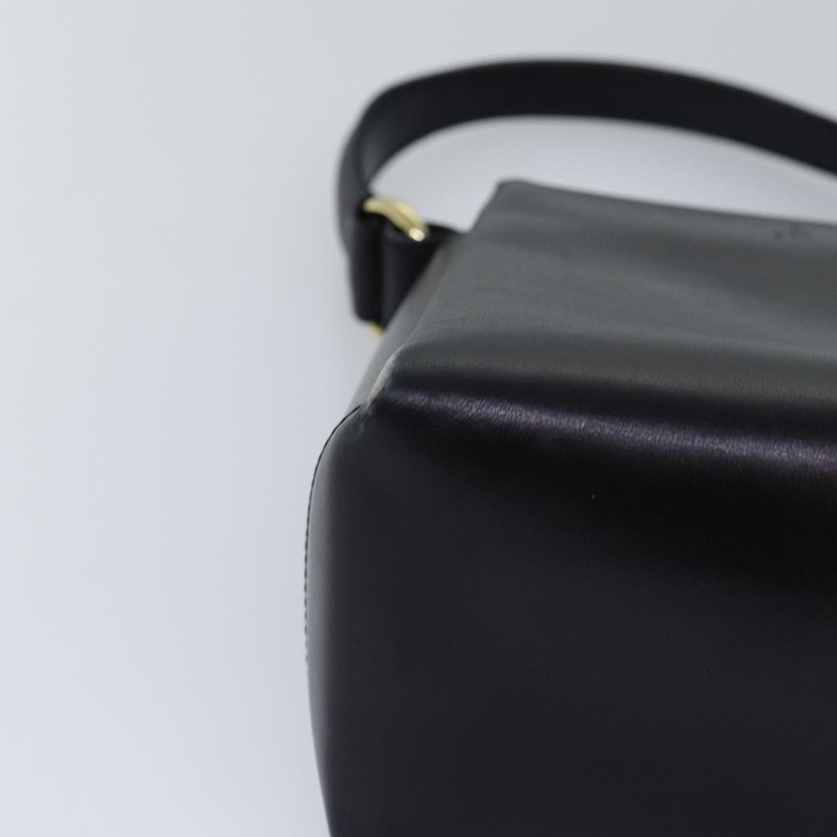 Gucci Vintage Black Leather Shoulder Bag (Pre-Owned) Size ONE SIZE - 7 Thumbnail