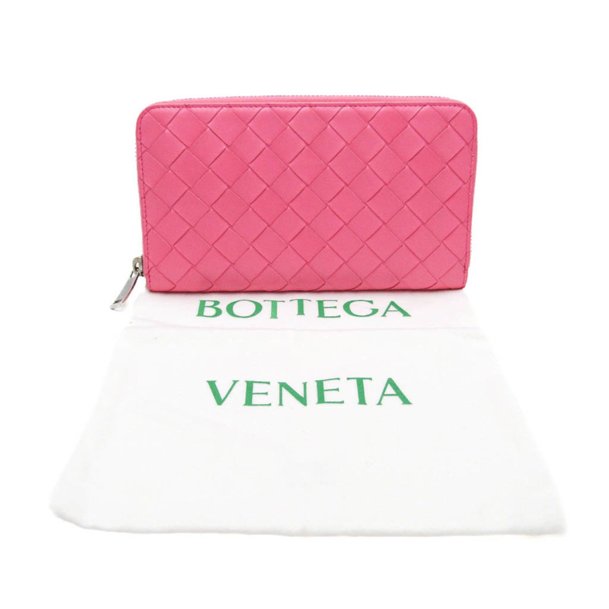 Bottega Veneta Zip Around Wallet Pink Leather Wallet (Pre-Owned) Size ONE SIZE - 2 Thumbnail