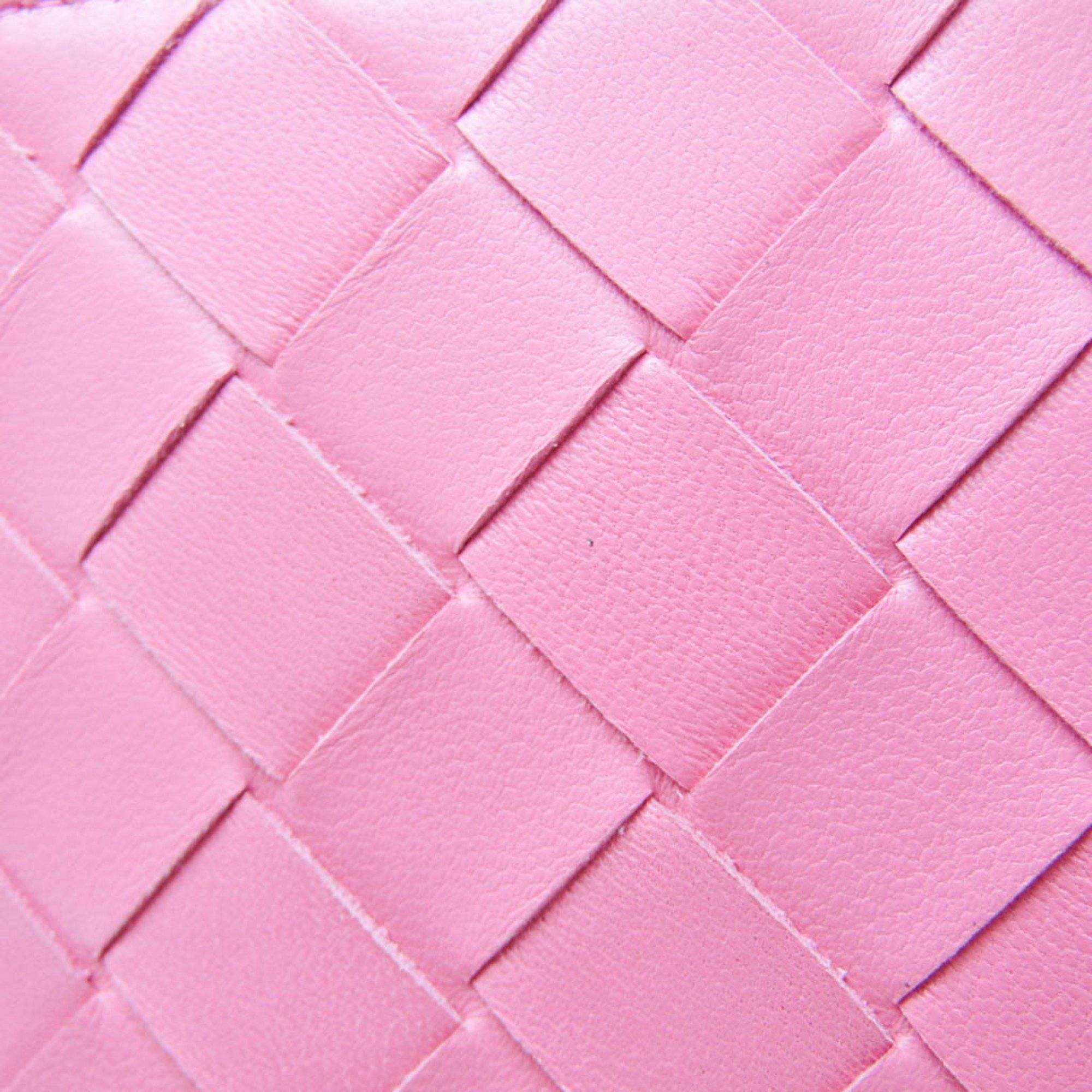 Bottega Veneta Zip Around Wallet Pink Leather Wallet (Pre-Owned) Size ONE SIZE - 11 Thumbnail