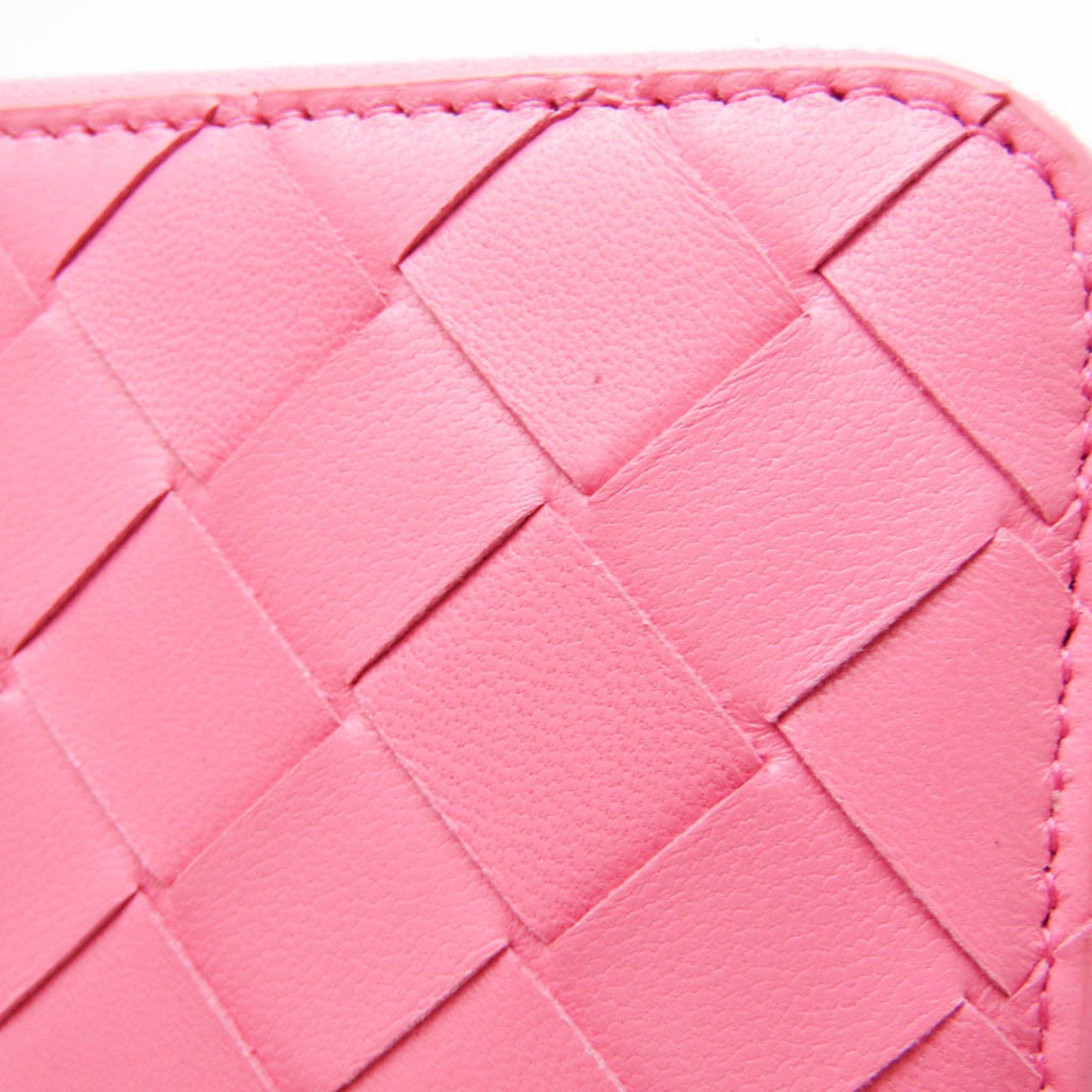 Bottega Veneta Zip Around Wallet Pink Leather Wallet (Pre-Owned) Size ONE SIZE - 12 Thumbnail