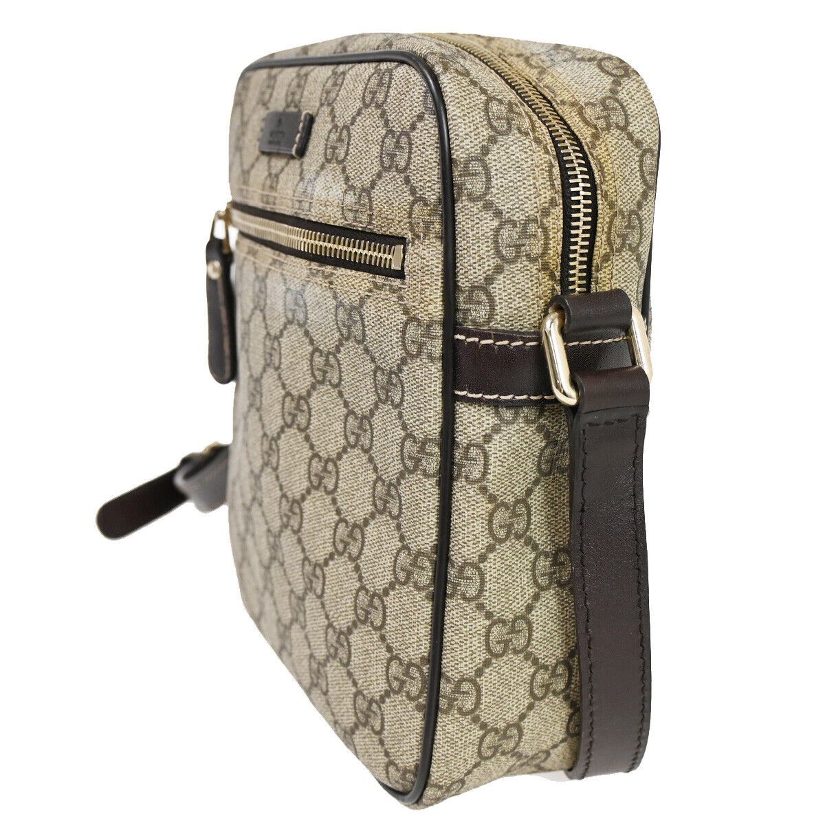 Gucci Gg Supreme Beige Canvas Shoulder Bag (Pre-Owned) Size ONE SIZE - 3 Thumbnail