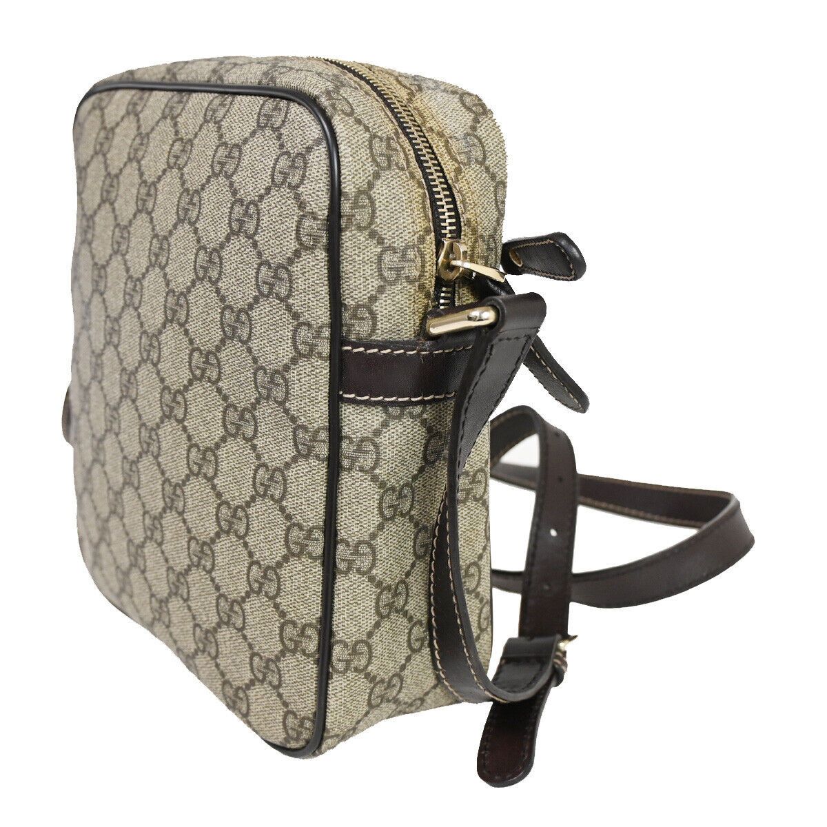 Gucci Gg Supreme Beige Canvas Shoulder Bag (Pre-Owned) Size ONE SIZE - 13 Thumbnail