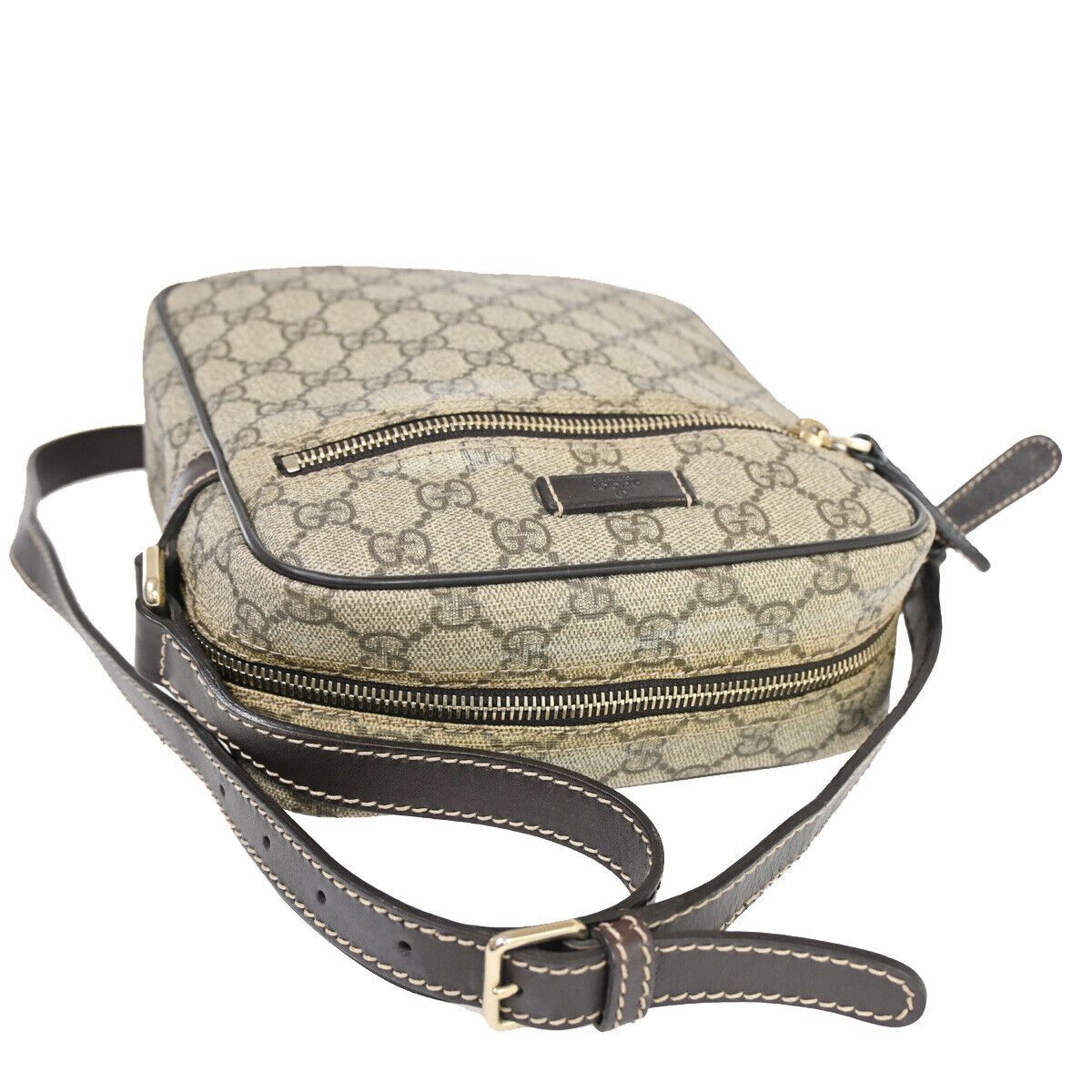 Gucci Gg Supreme Beige Canvas Shoulder Bag (Pre-Owned) Size ONE SIZE - 4 Thumbnail
