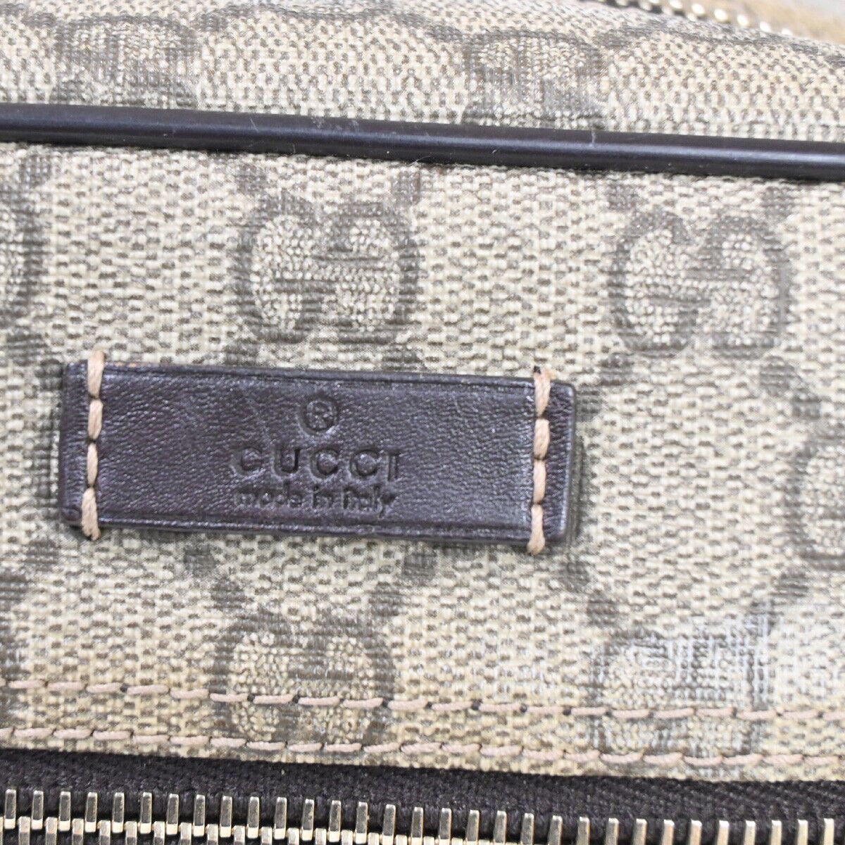 Gucci Gg Supreme Beige Canvas Shoulder Bag (Pre-Owned) Size ONE SIZE - 14 Thumbnail