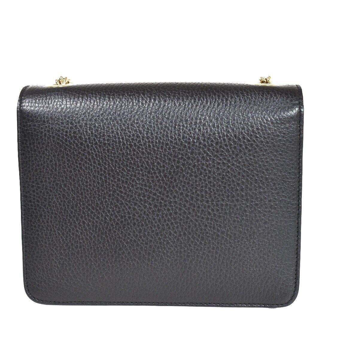 Gucci Interlocking G Black Leather Shoulder Bag (Pre-Owned) Size ONE SIZE - 2 Thumbnail